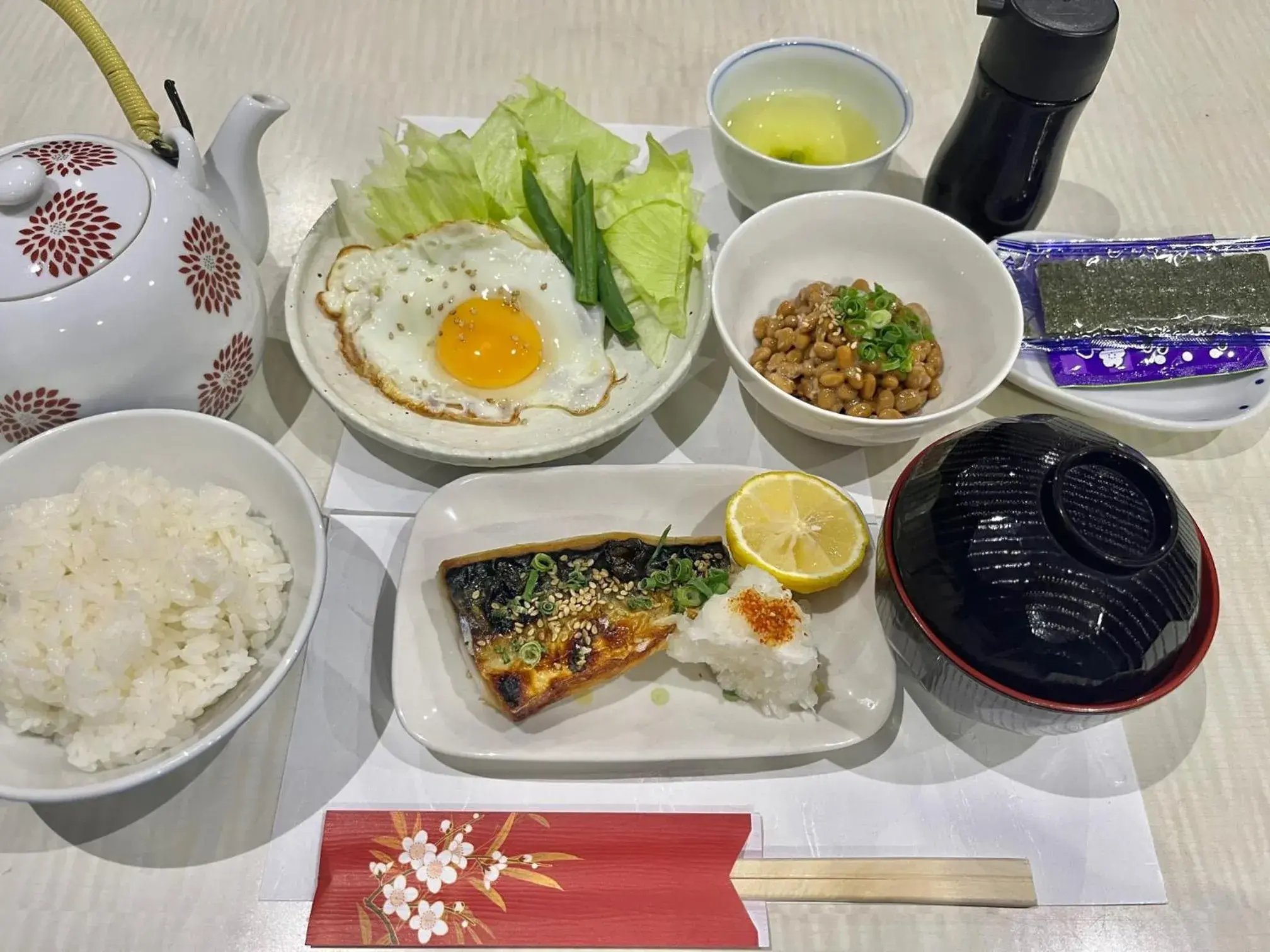 Breakfast in Yamamoto Ryokan