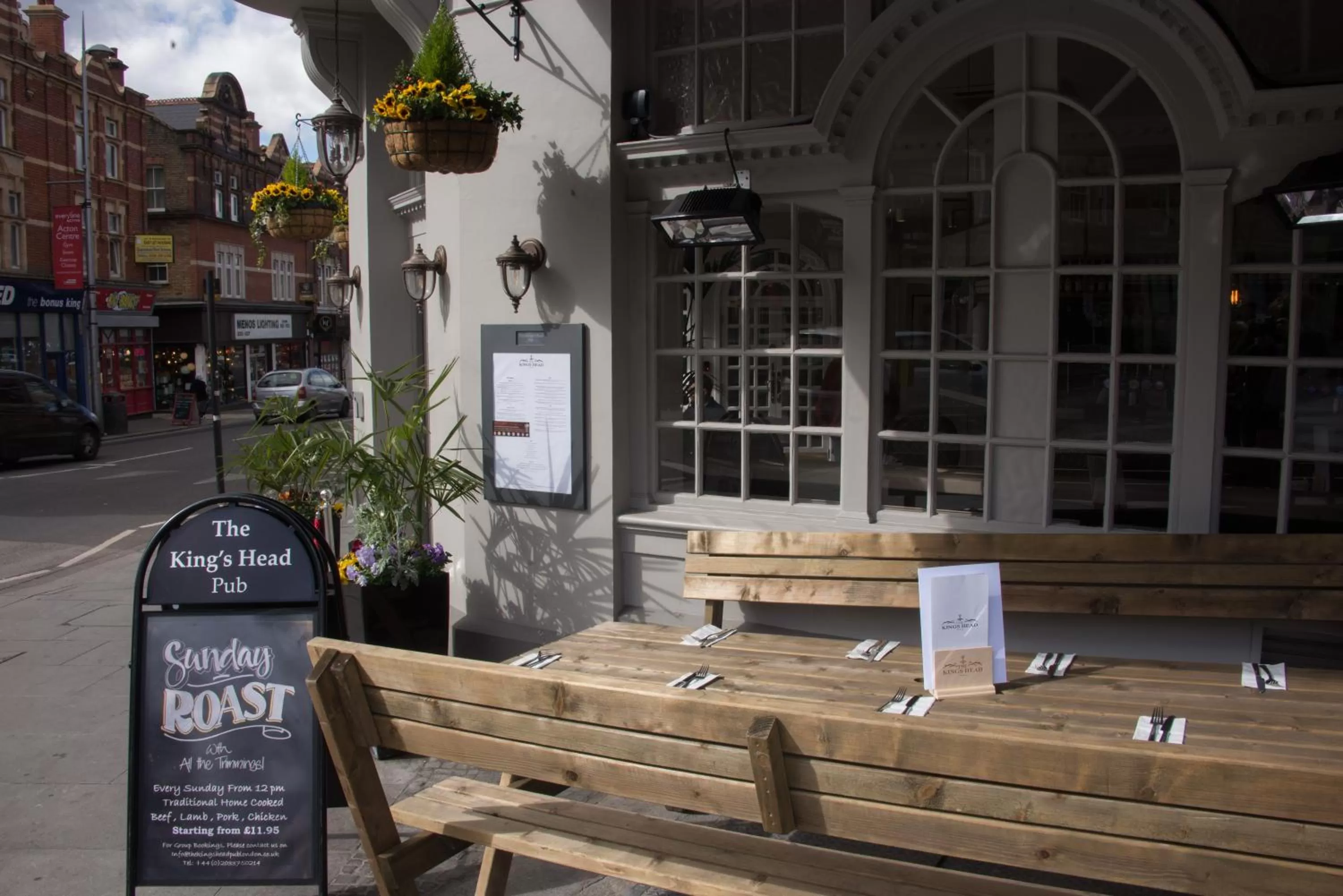Food close-up in The Kings Head Hotel