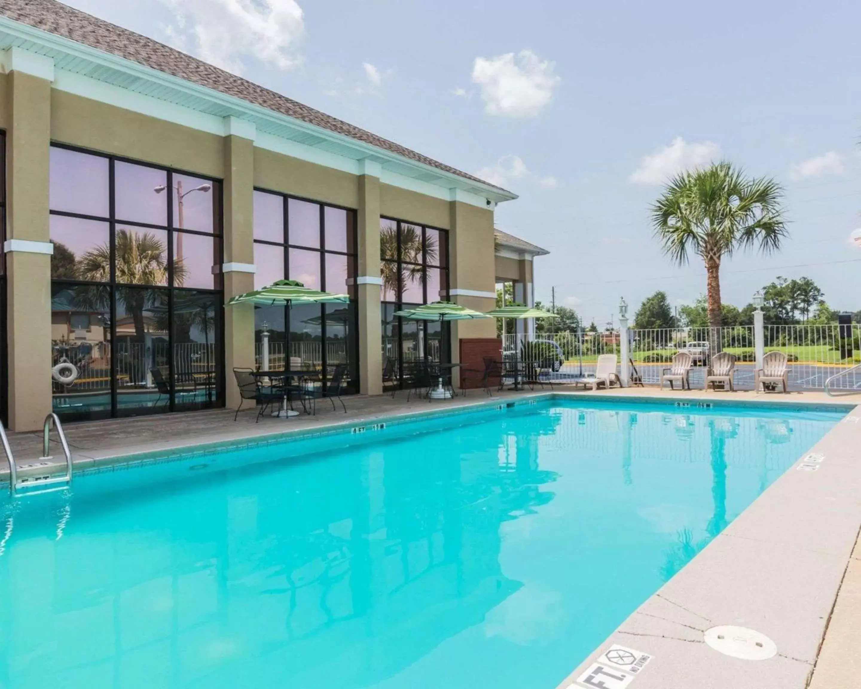 On site, Swimming Pool in Quality Inn & Suites near Coliseum and Hwy 231 North