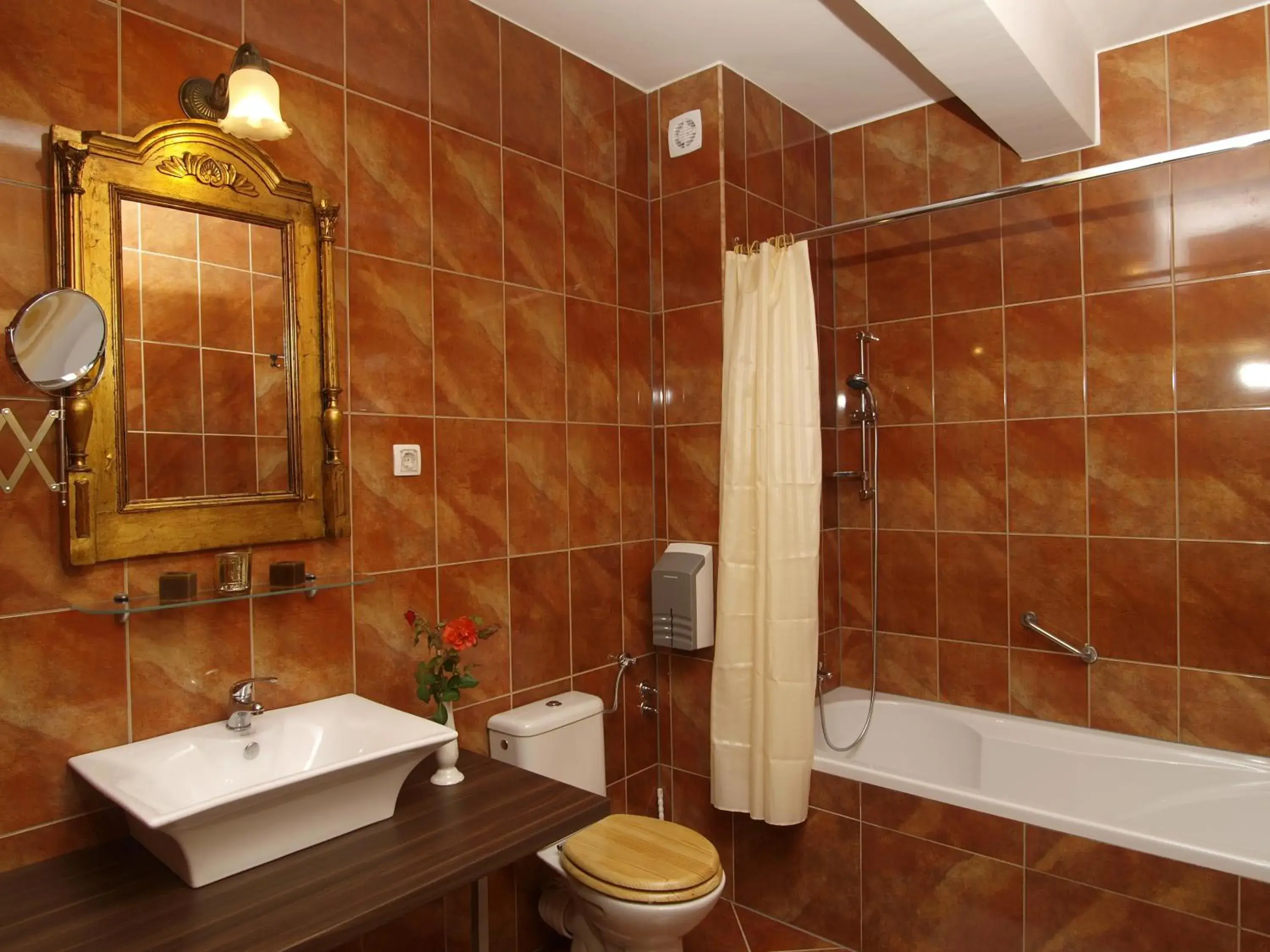 Bathroom in Hotel Puntijar