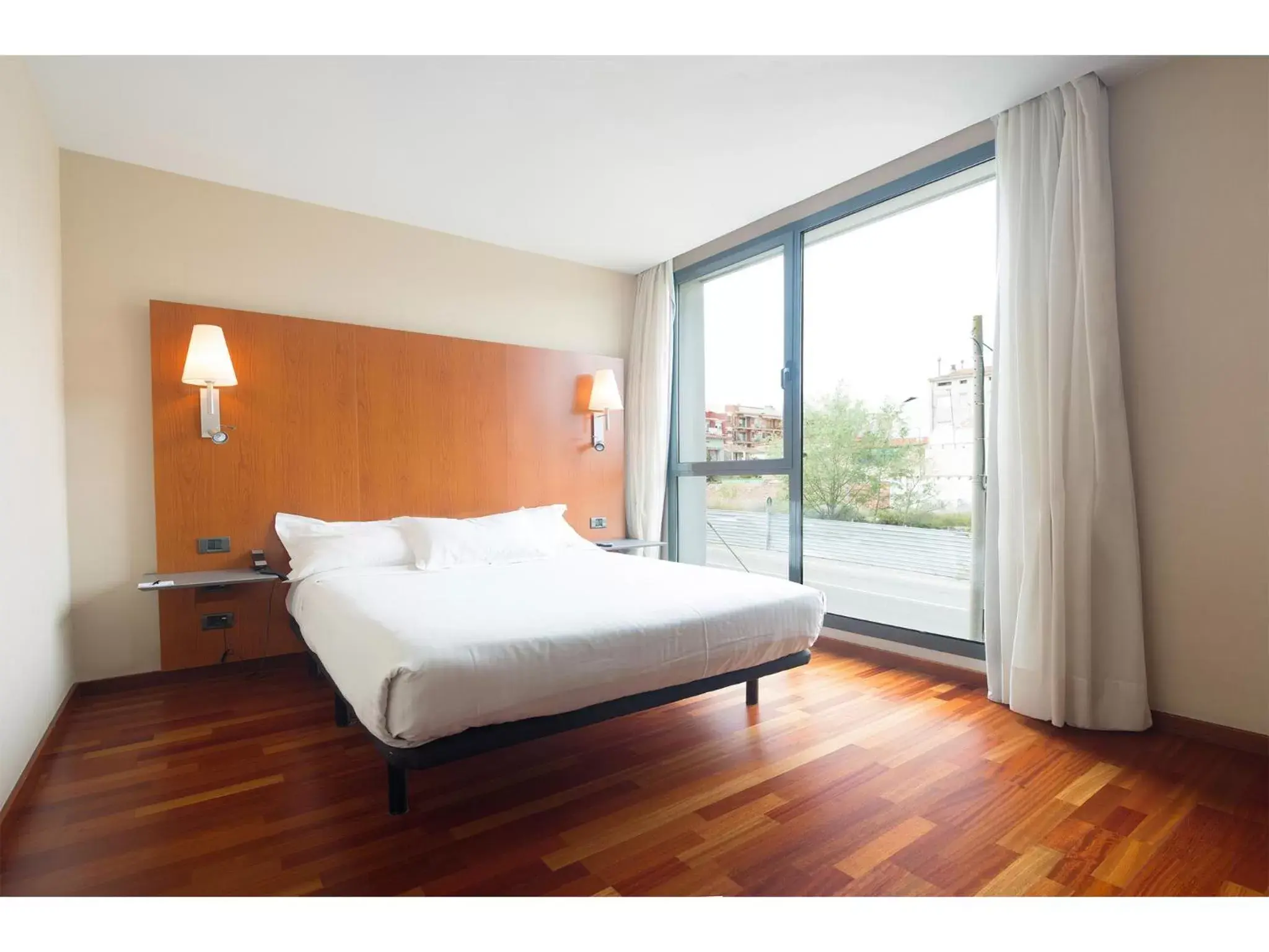 Bed in Hotel Ciutat Martorell