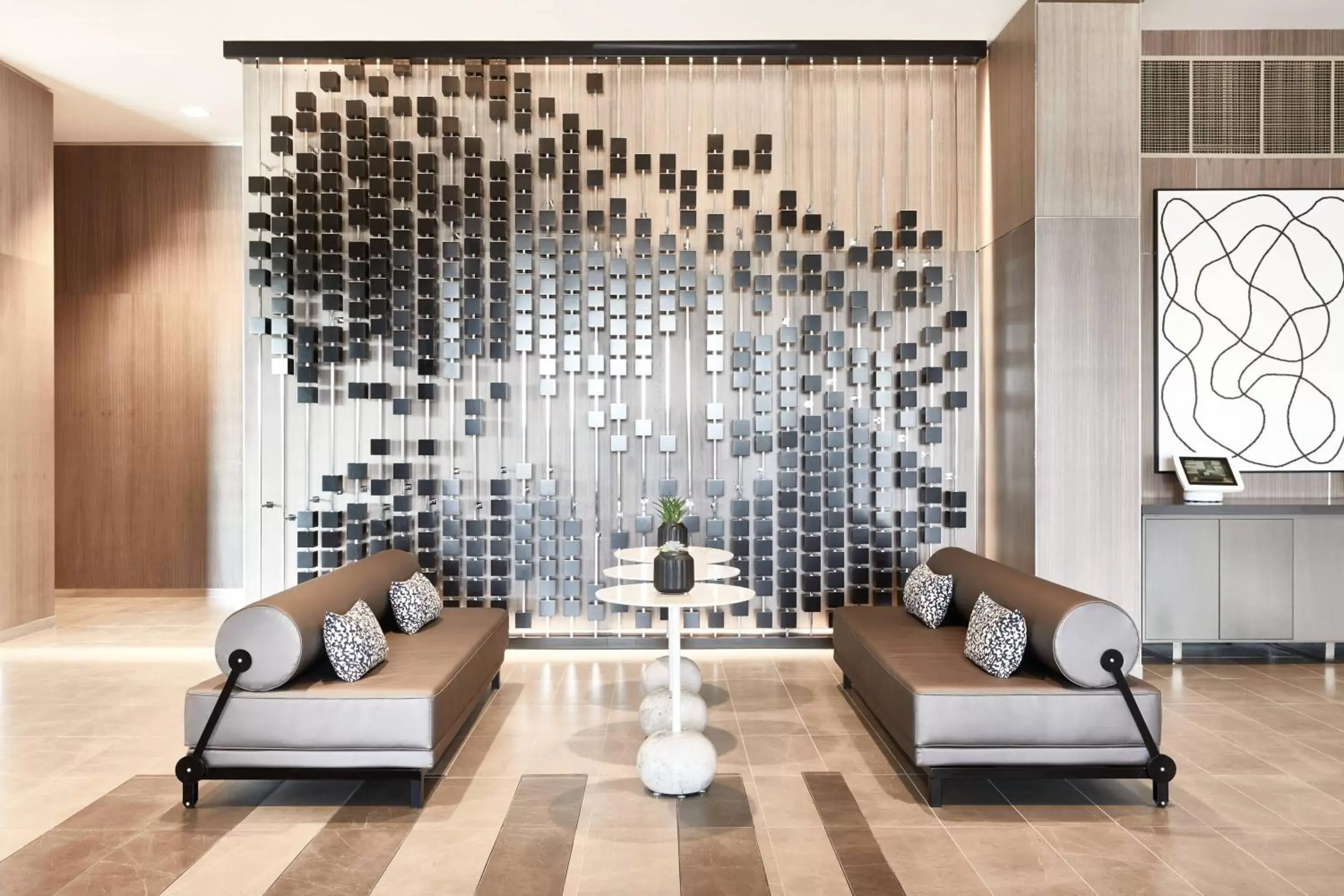 Lobby or reception in AC Hotel by Marriott Dallas Frisco