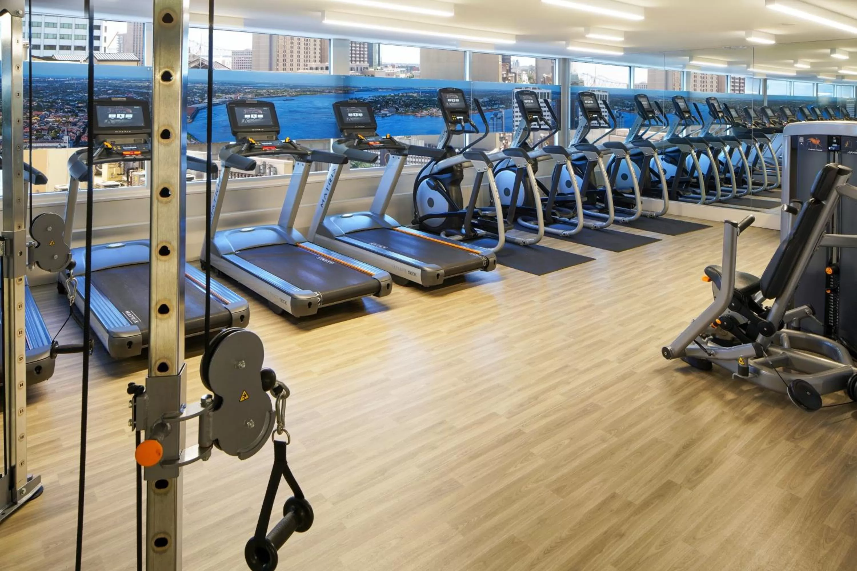 Fitness centre/facilities in New Orleans Marriott