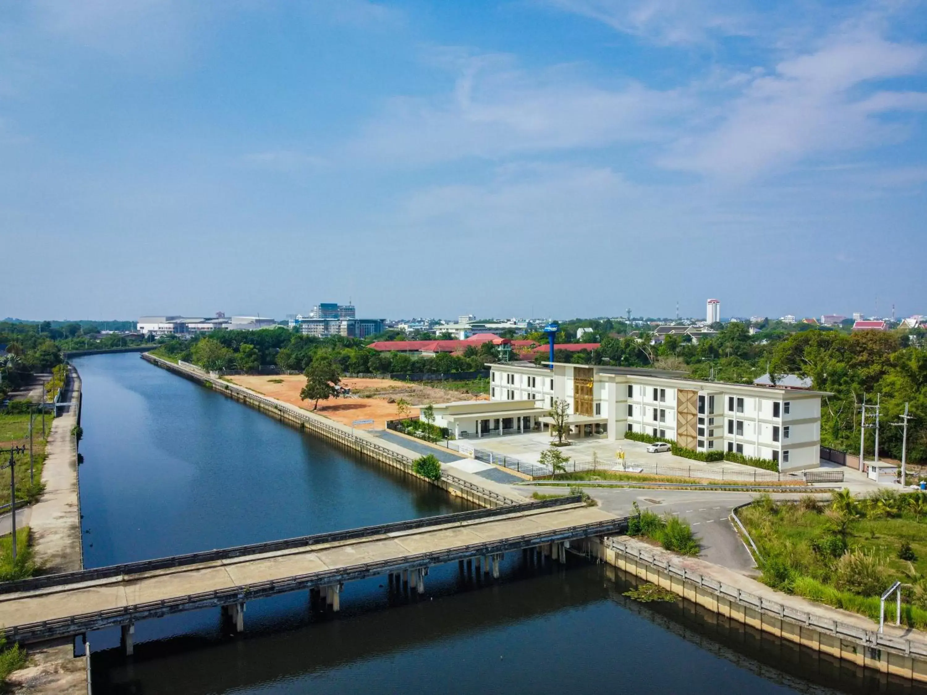 Quiet street view in Lueangchan Orchid Hotel Quiet street view in Lueangchan Orchid Hotel