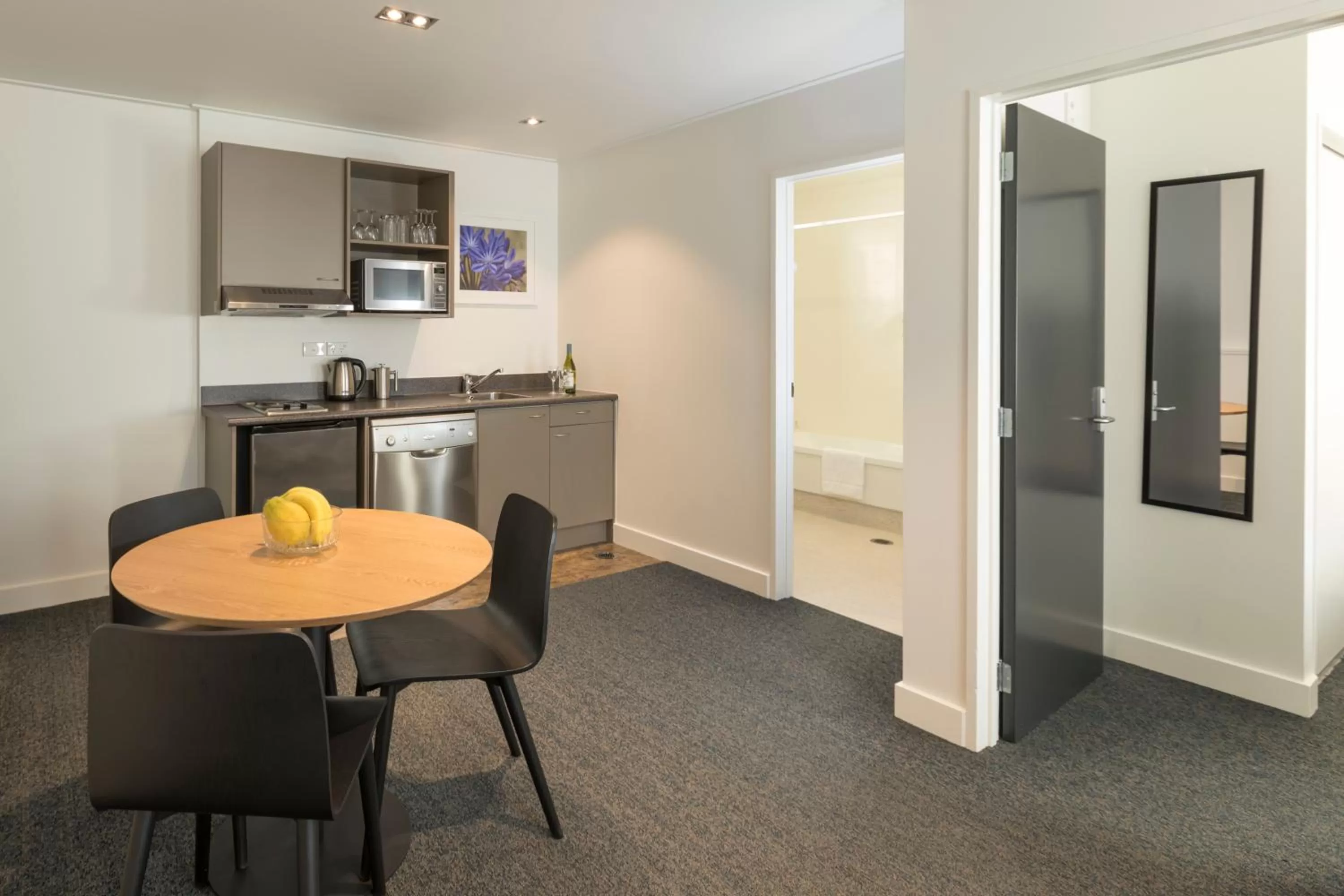 Kitchen or kitchenette in Quest Dunedin Serviced Apartments