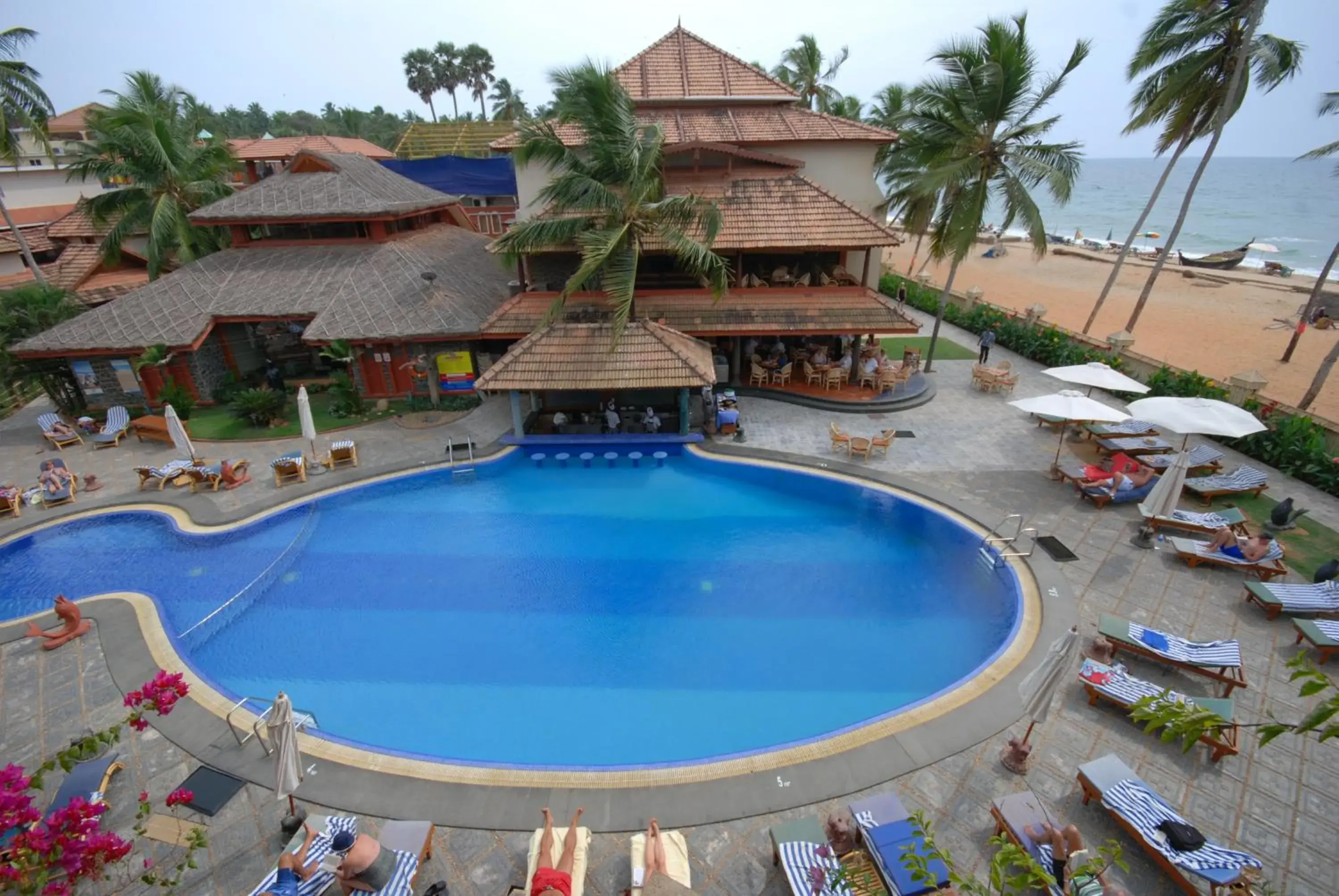 Beach, Pool View in Uday Samudra Leisure Beach Hotel