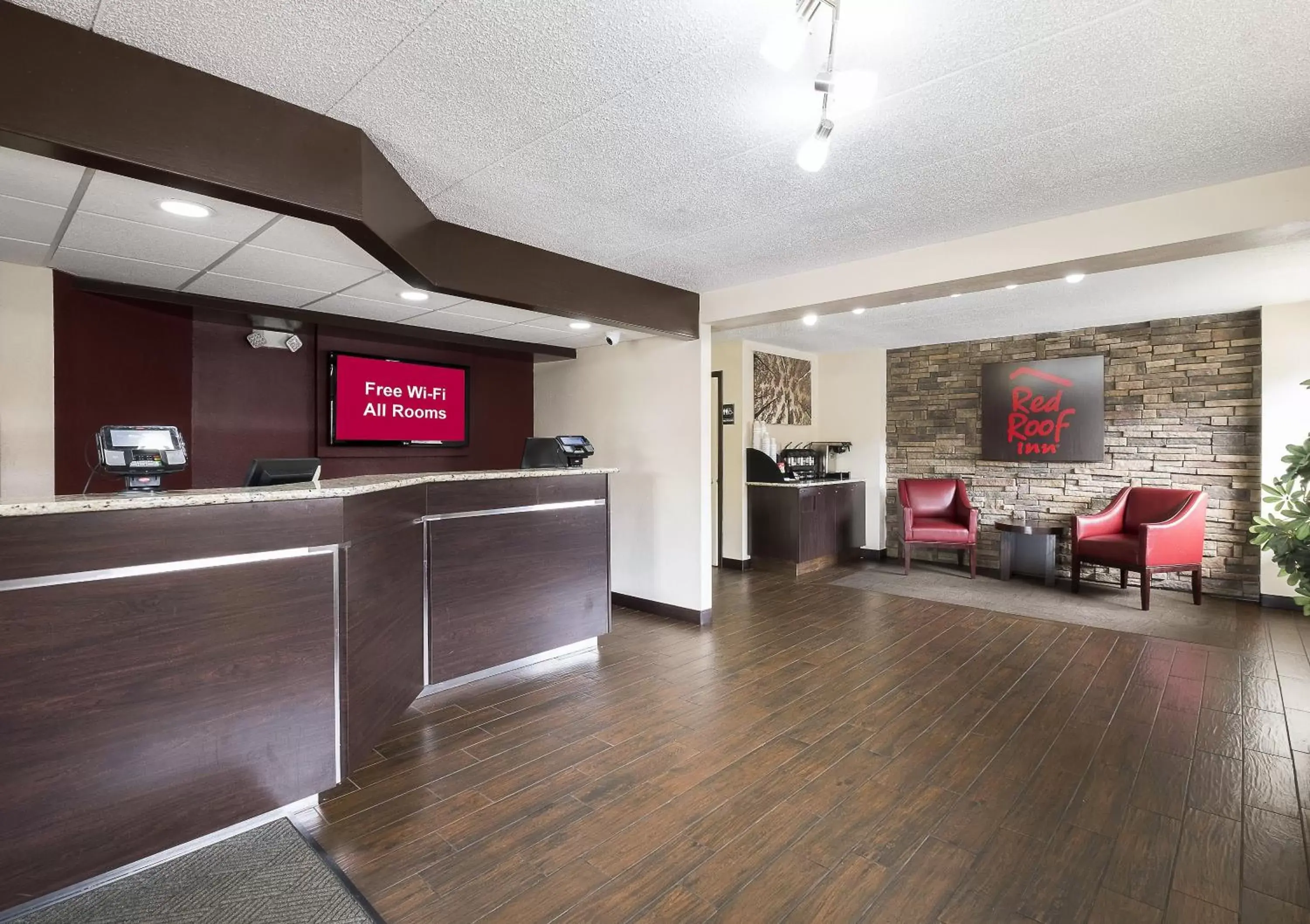 Lobby or reception, Lobby/Reception in Red Roof Inn Chicago-OHare Airport Arlington Hts
