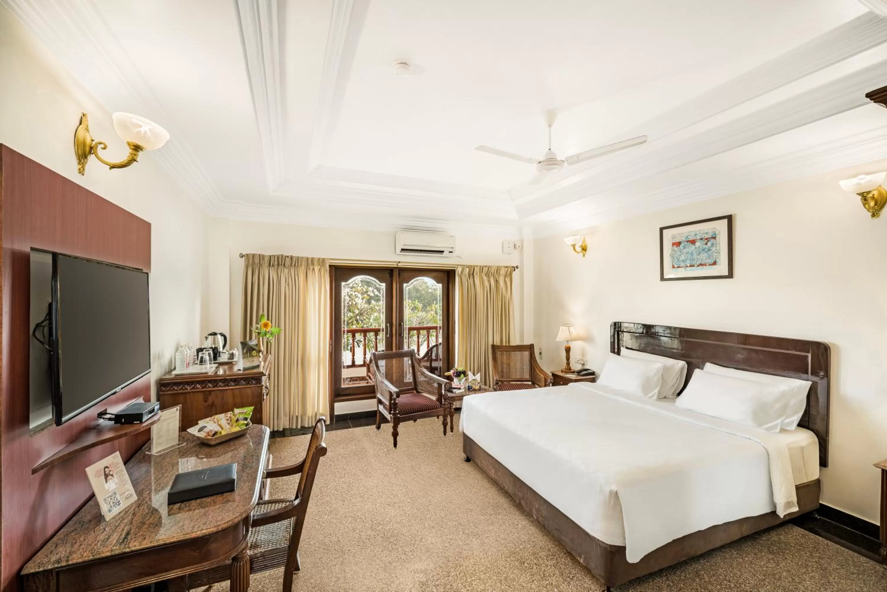 Bed in GReaT Trails Riverview Thanjavur By GRT Hotels