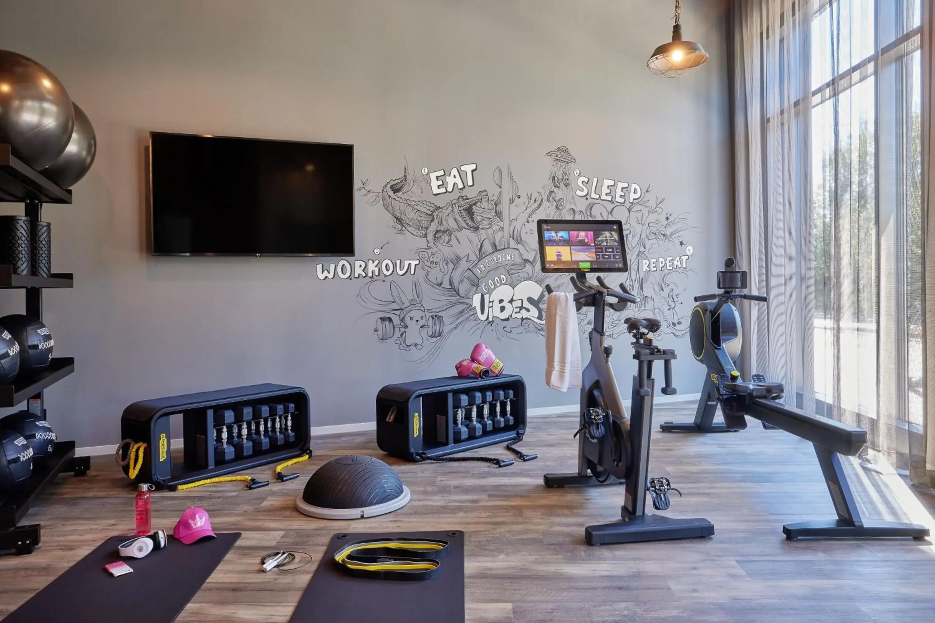 Fitness centre/facilities, Fitness Center/Facilities in Moxy Cologne Muelheim