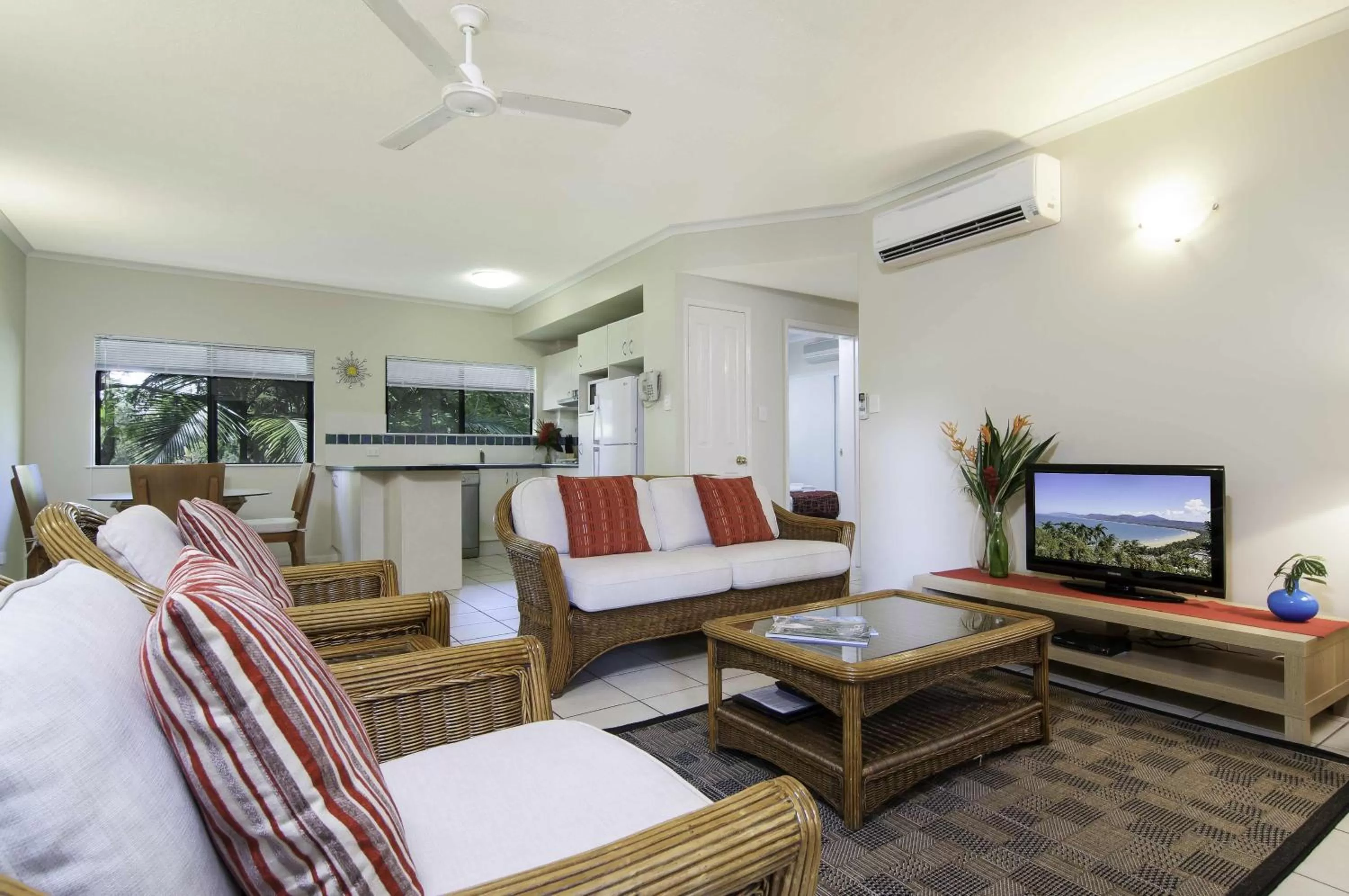 Living room in Bay Villas Resort