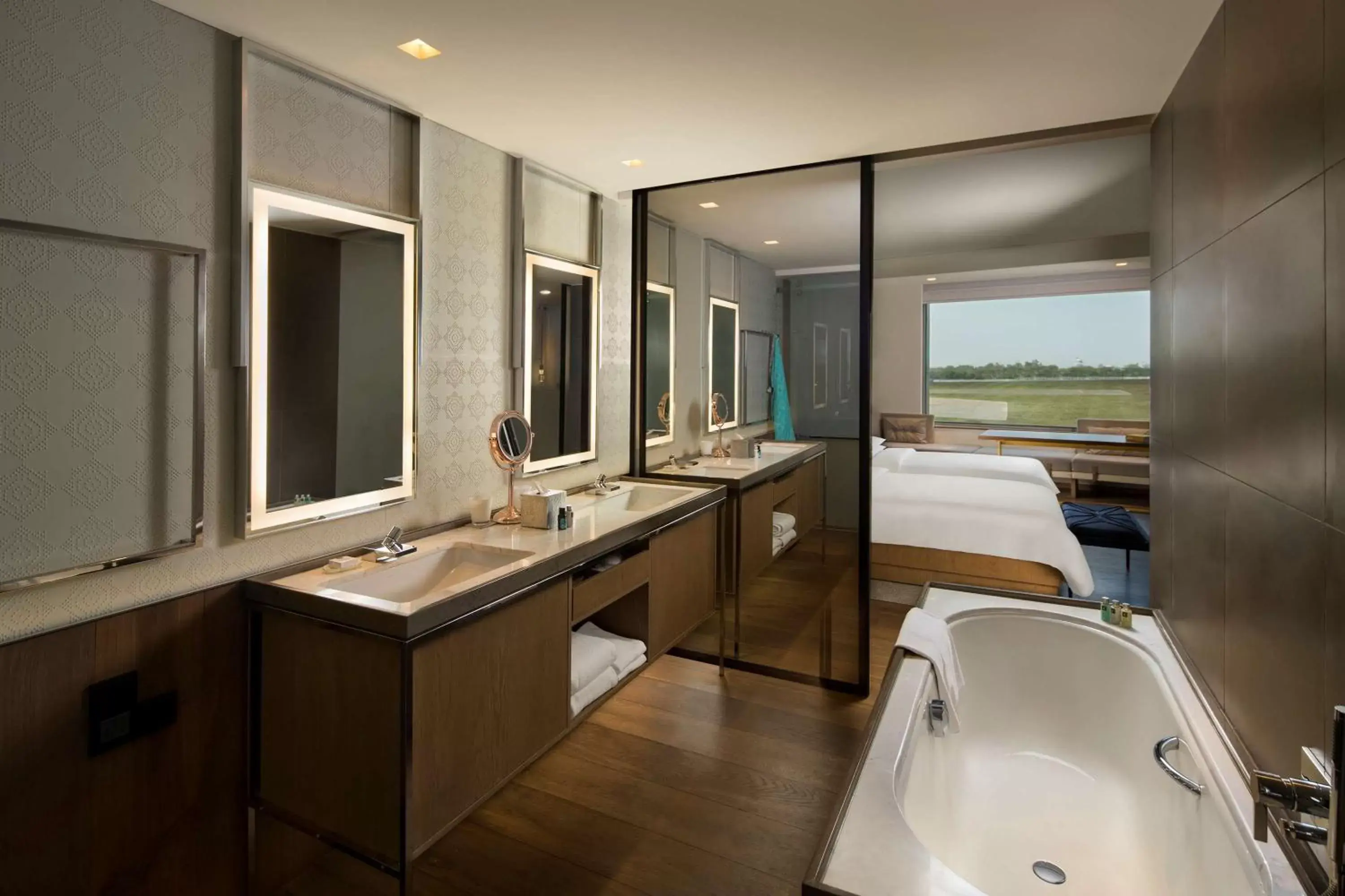 Bathroom in Andaz Delhi Aerocity- Concept by Hyatt