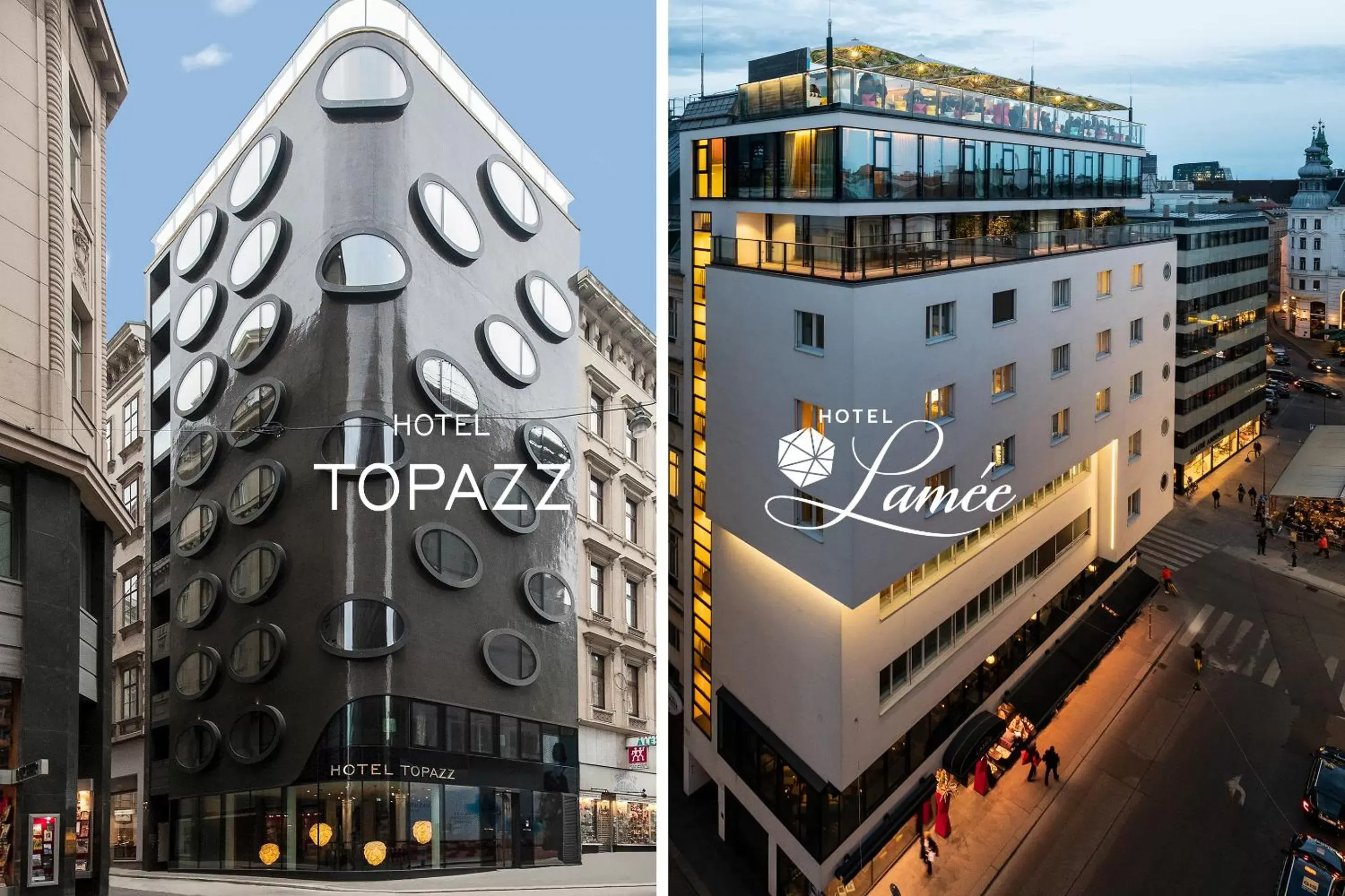 Facade/entrance, Property Building in Hotel Topazz & Lamée