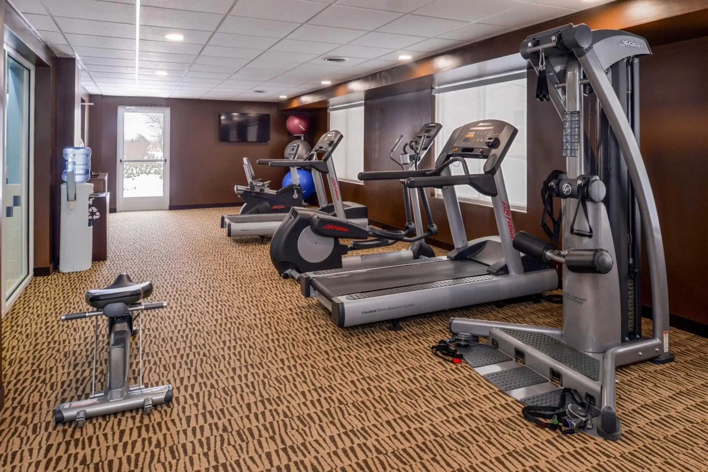 Fitness centre/facilities, Fitness Center/Facilities in Fairfield Inn and Suites by Marriott Dayton Troy