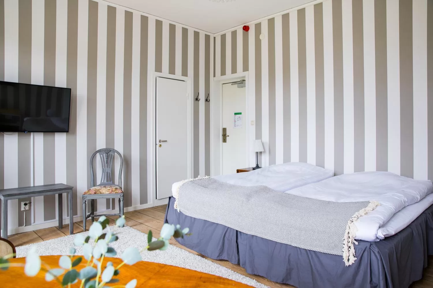 Bed in Hotell Breda Blick