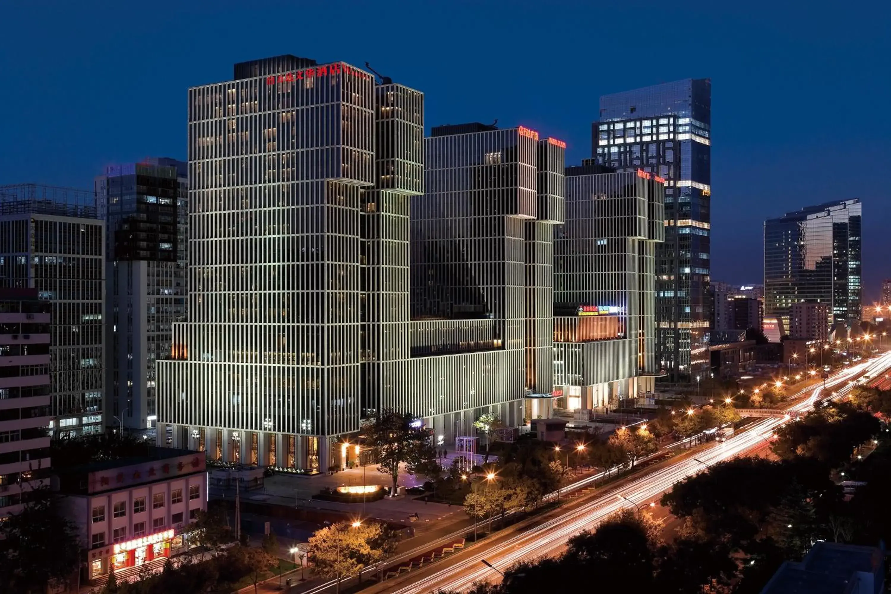 Facade/entrance in Wanda Vista Beijing