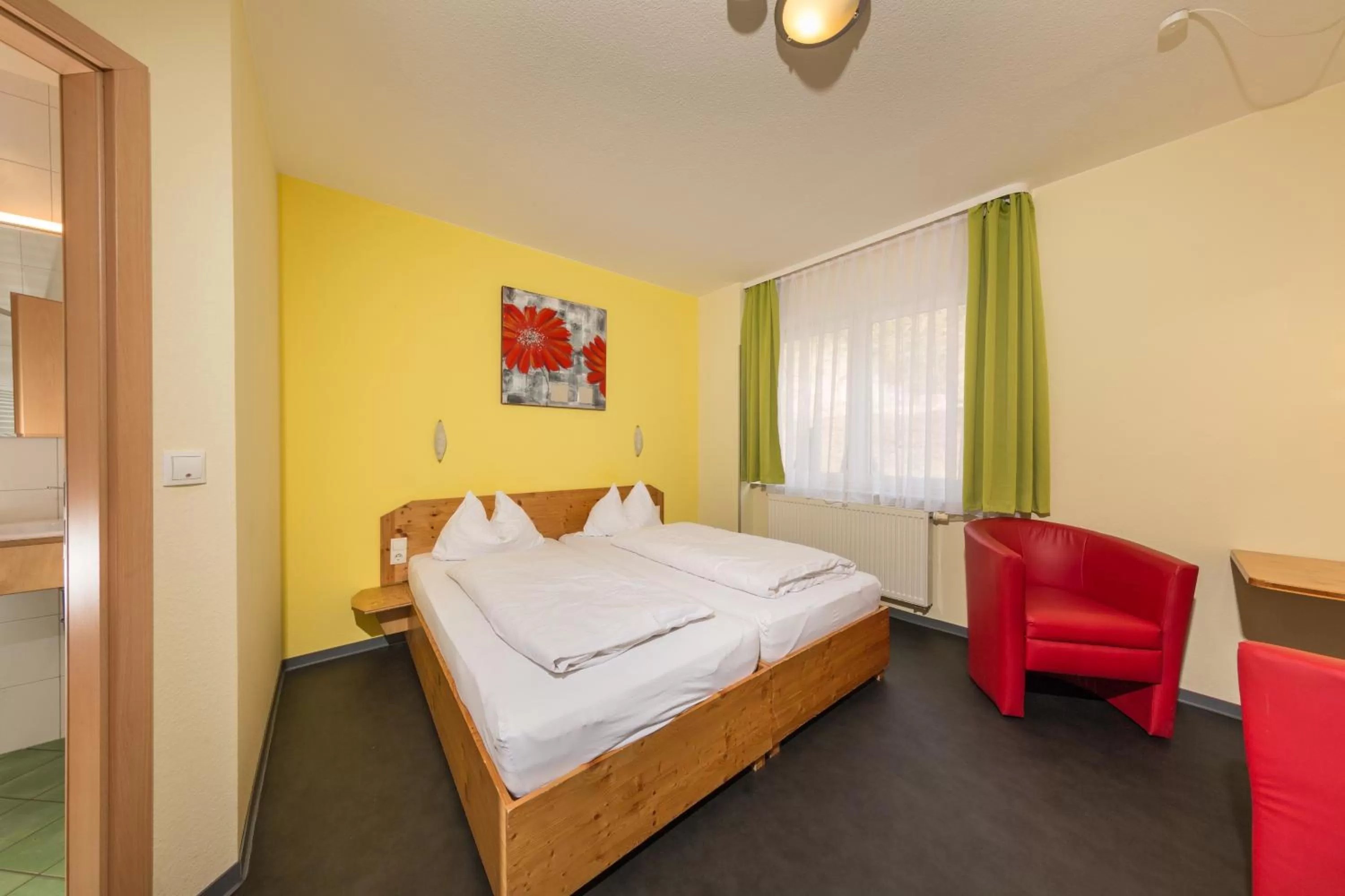 Bed in Hotel Demling