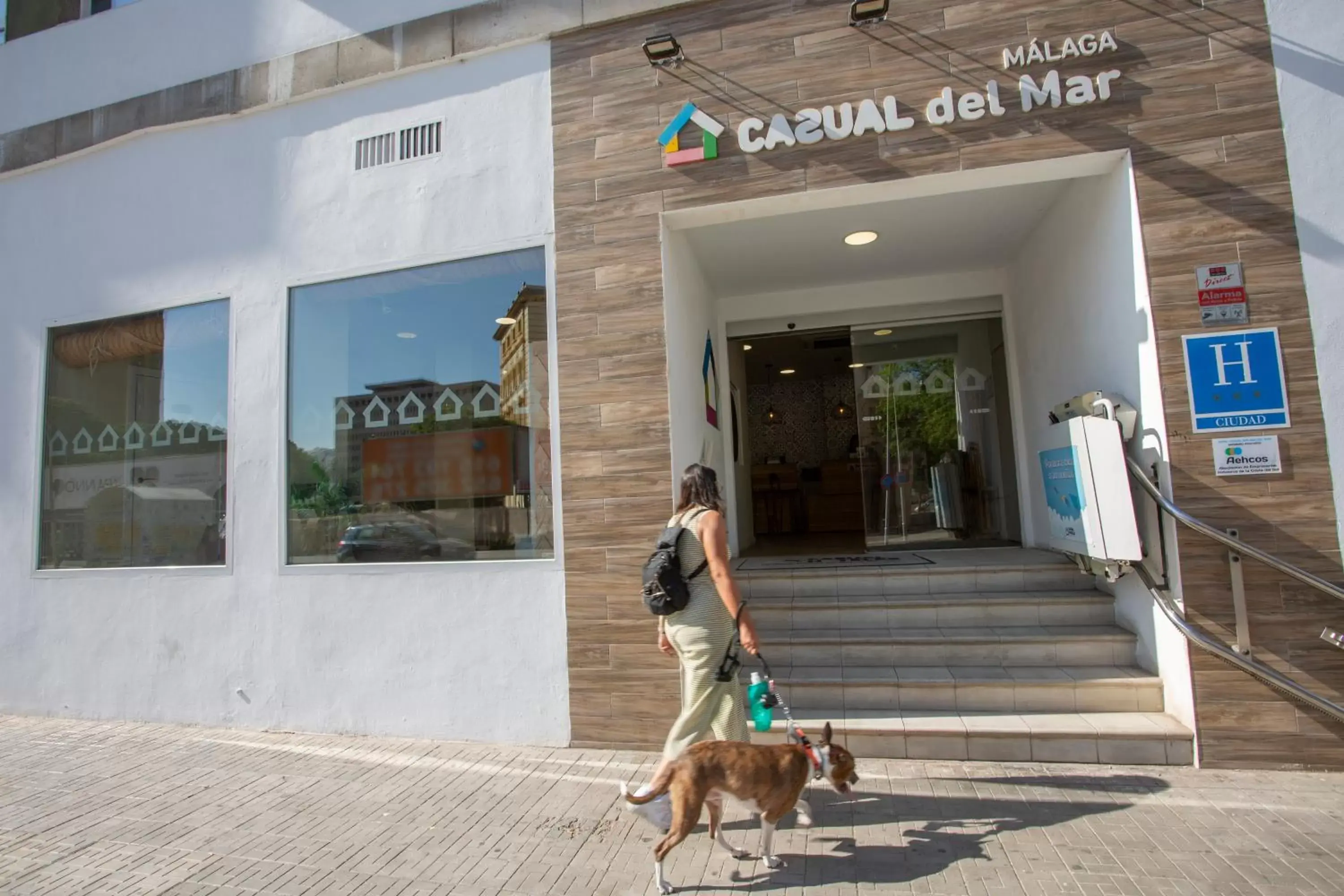 Lobby or reception in Casual del Mar Málaga