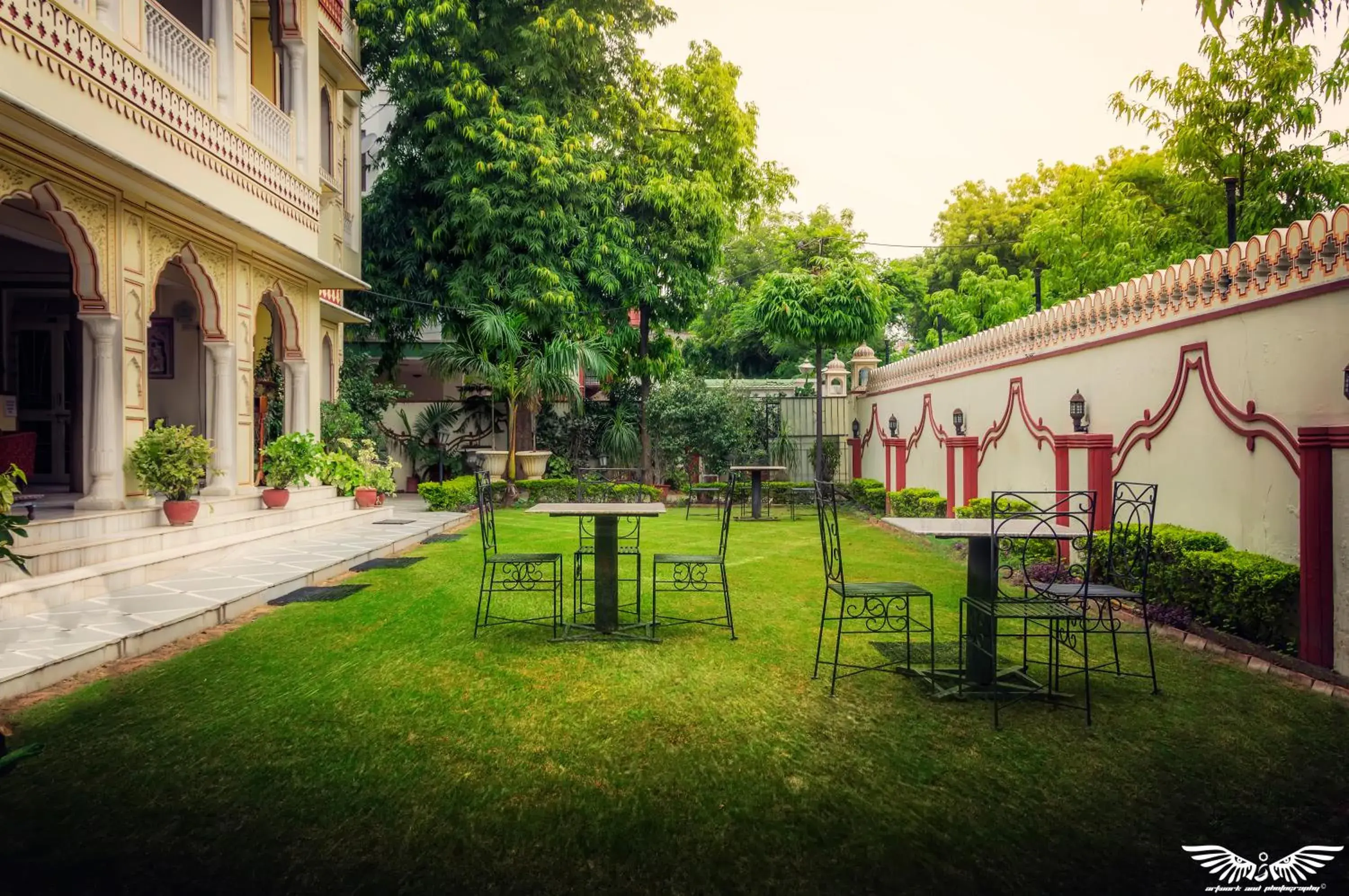 Garden in Krishna Palace - A Heritage Hotel