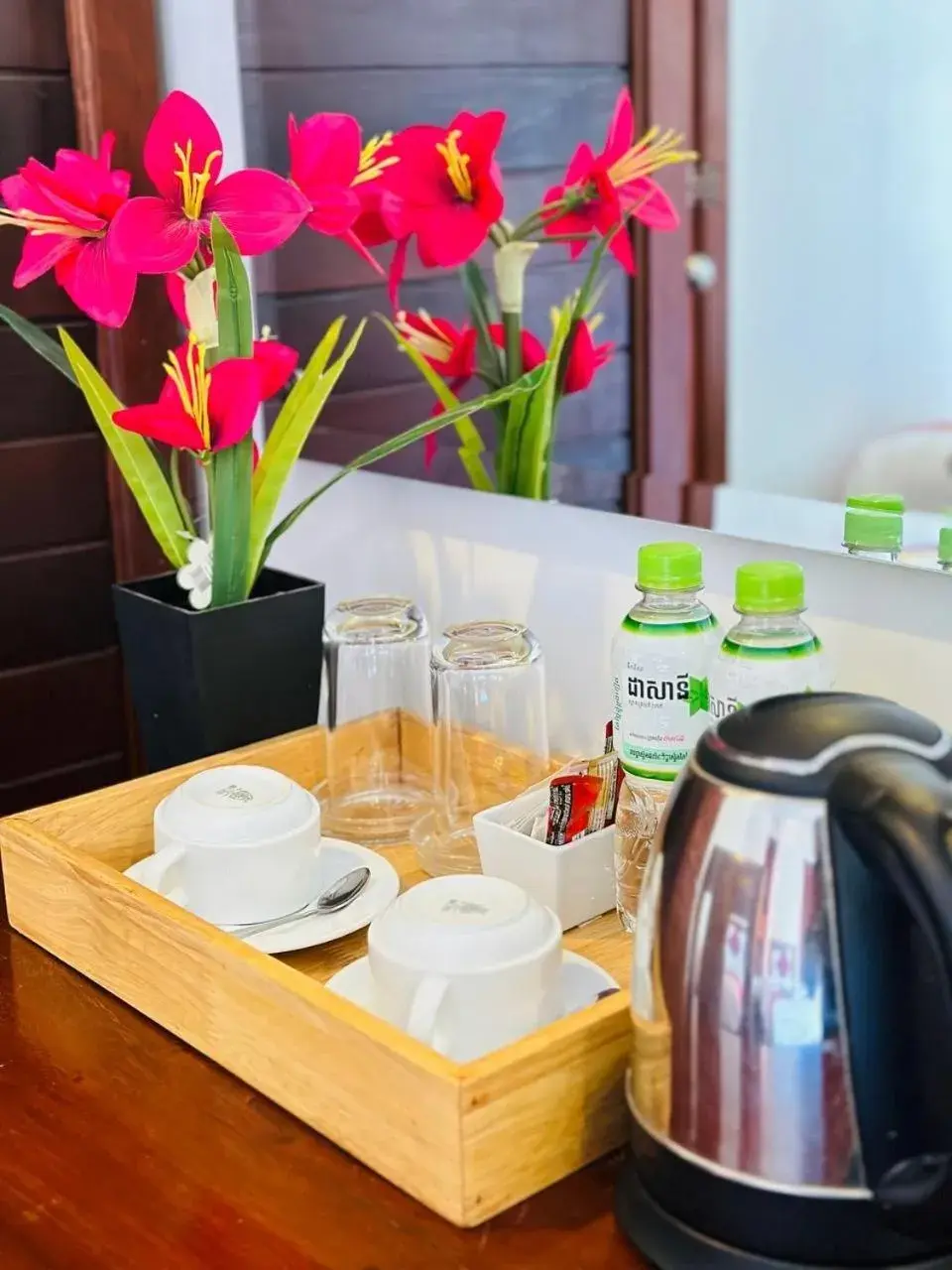 Coffee/tea facilities in Holy Angkor Hotel