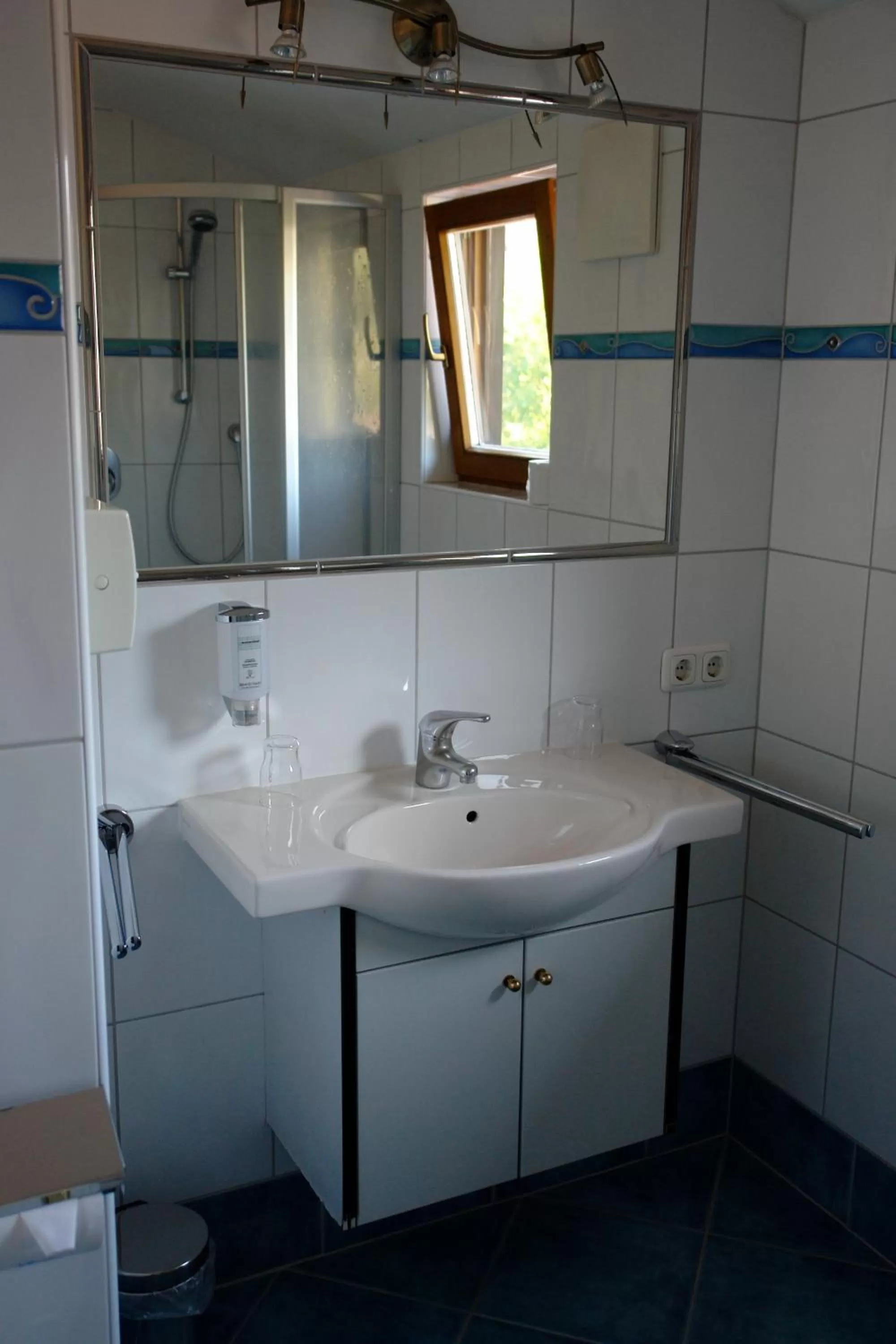 Bathroom in Hotel Gamshof