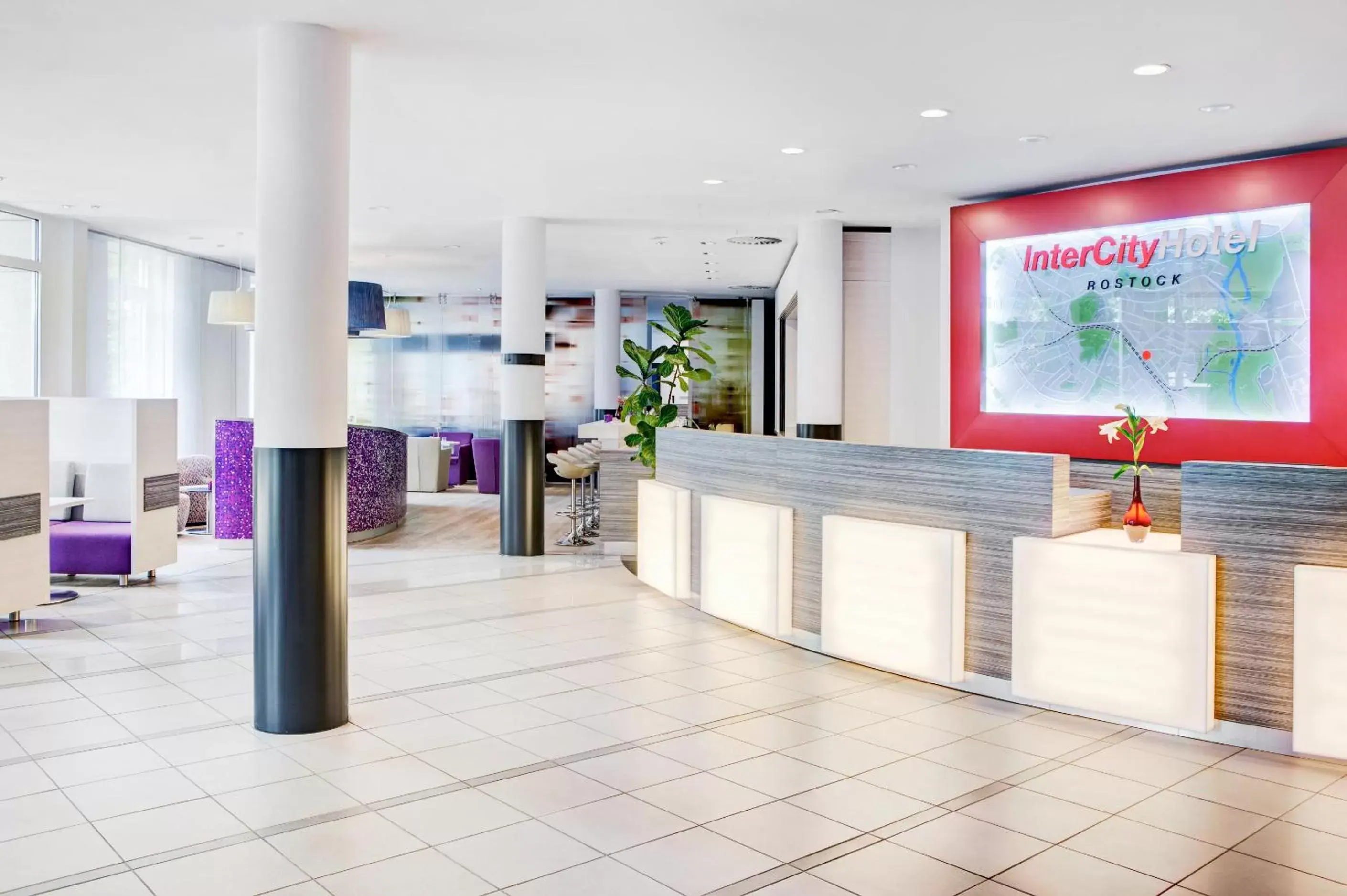 Lobby or reception in IntercityHotel Rostock Lobby or reception in IntercityHotel Rostock