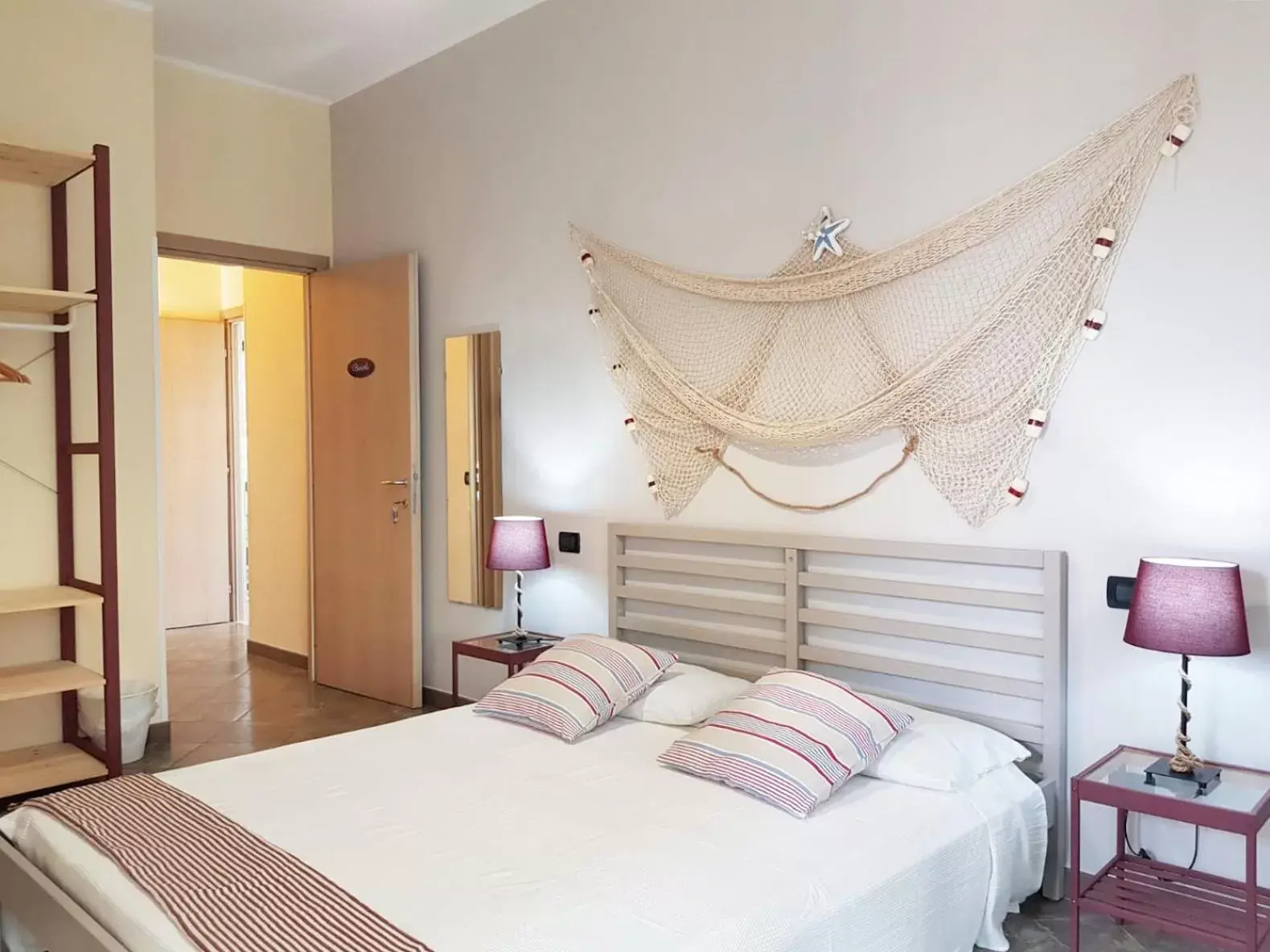 Bed in Villa del Mar - Sperlonga Vertice Rooms