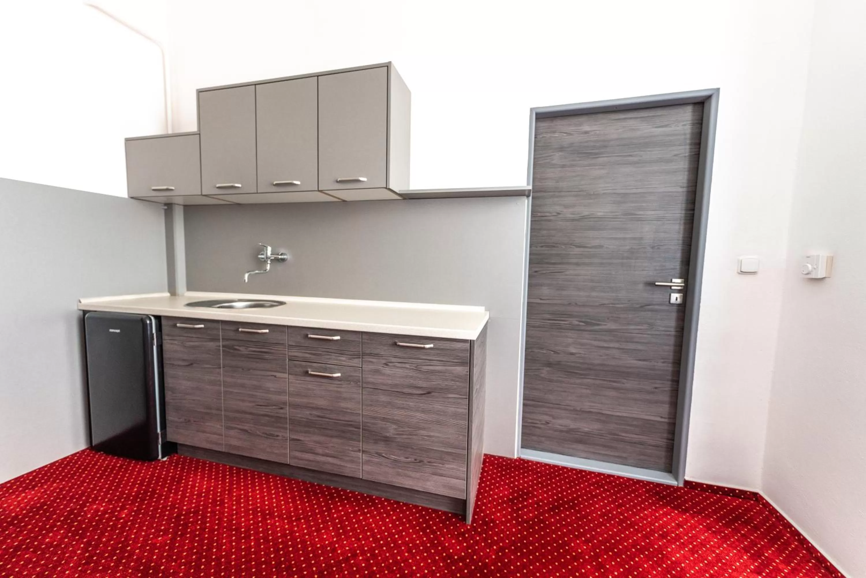 Kitchen or kitchenette in Hotel Třebovská restaurace