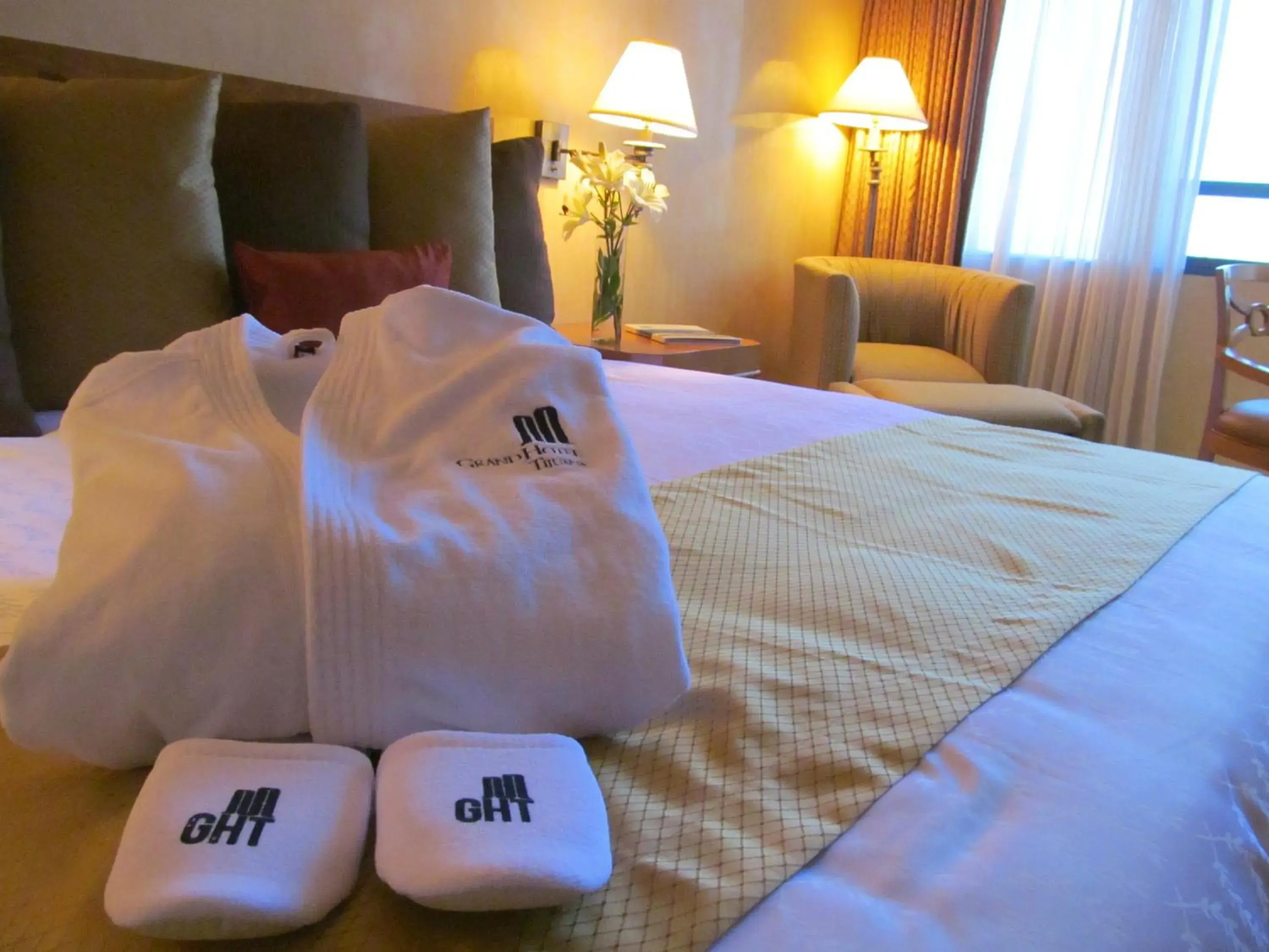 Bed in Grand Hotel Tijuana