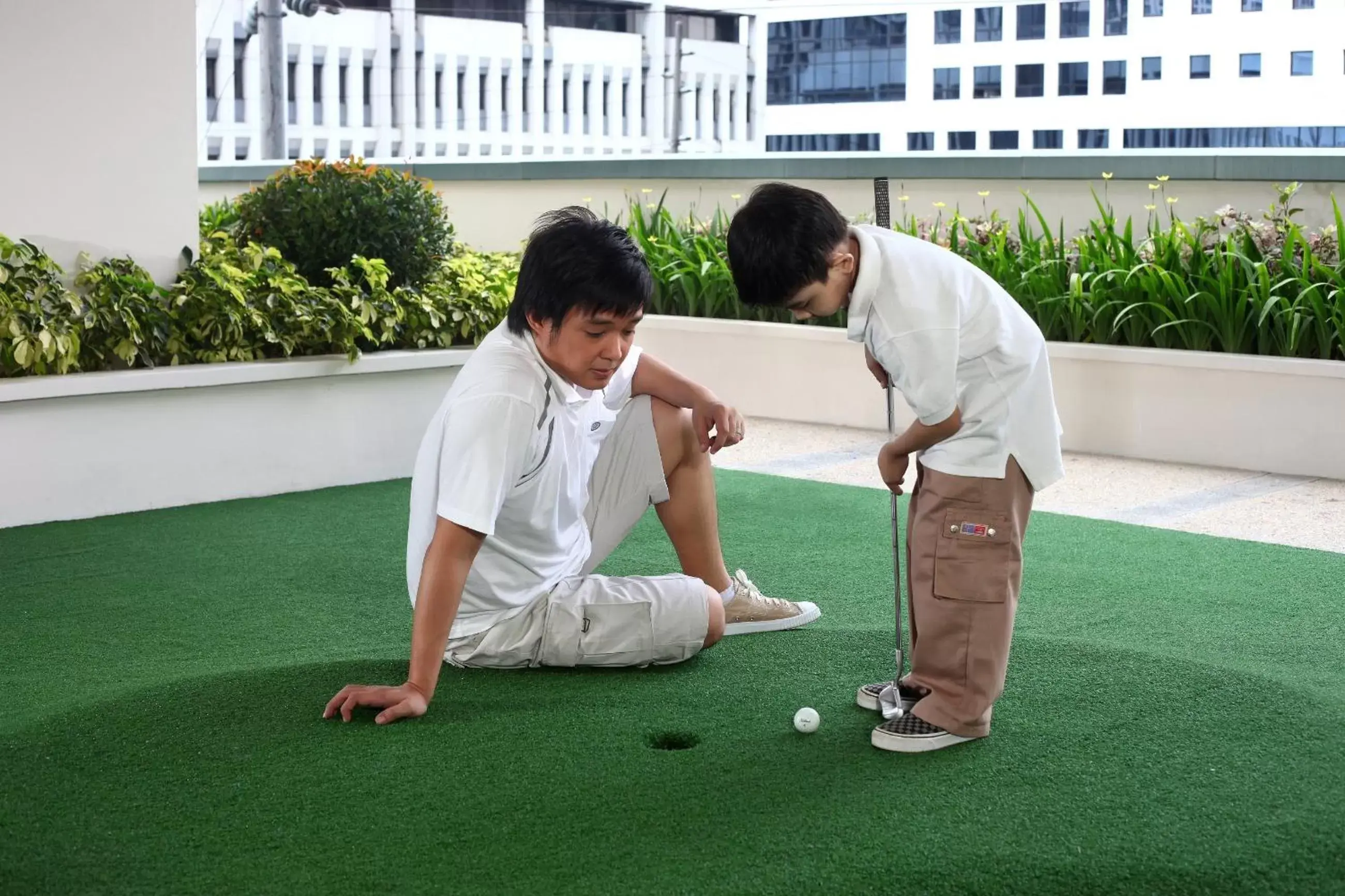 Golfcourse in The Exchange Regency Residence Hotel Managed by HII