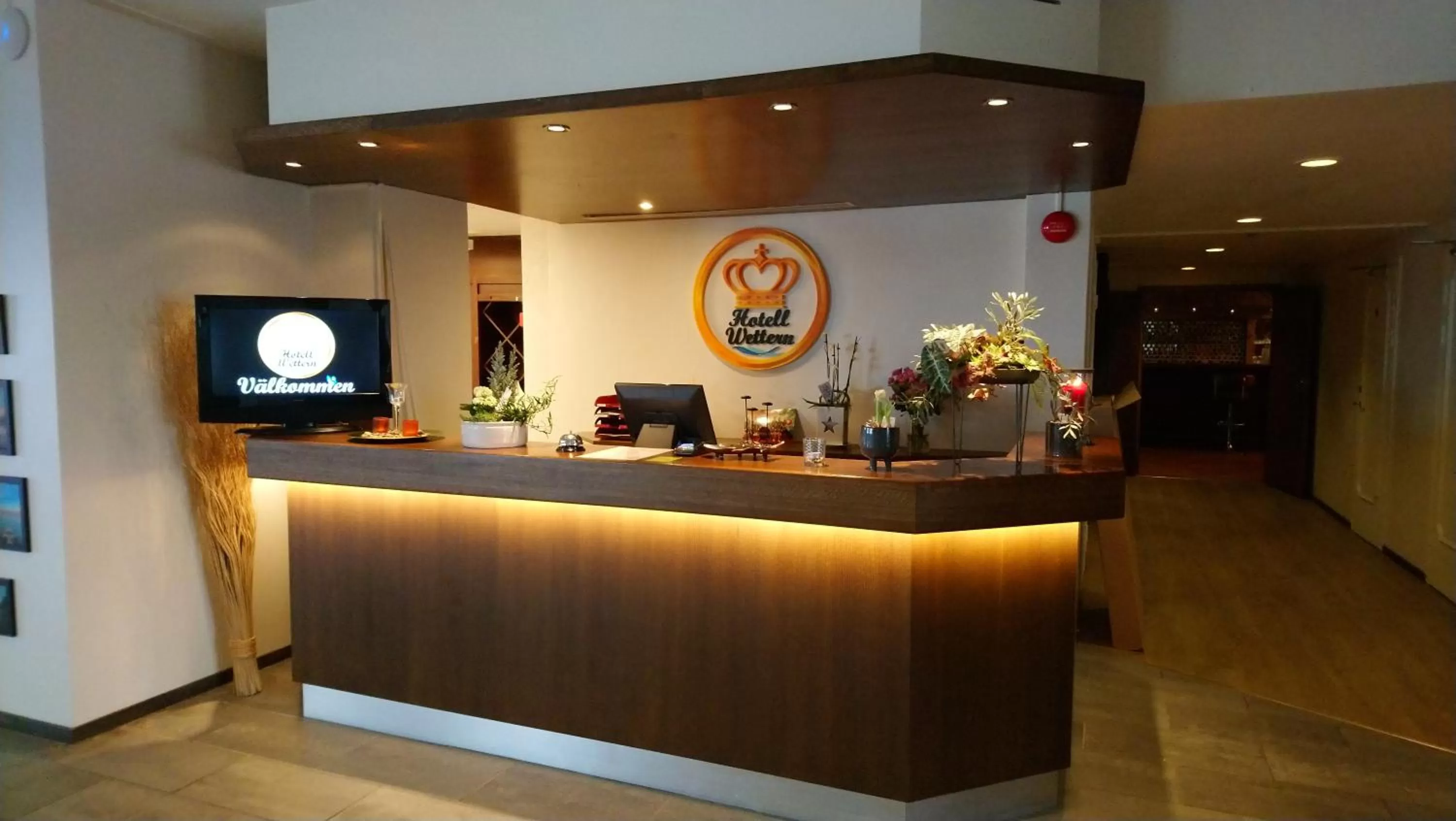 Lobby or reception in Hotell Wettern