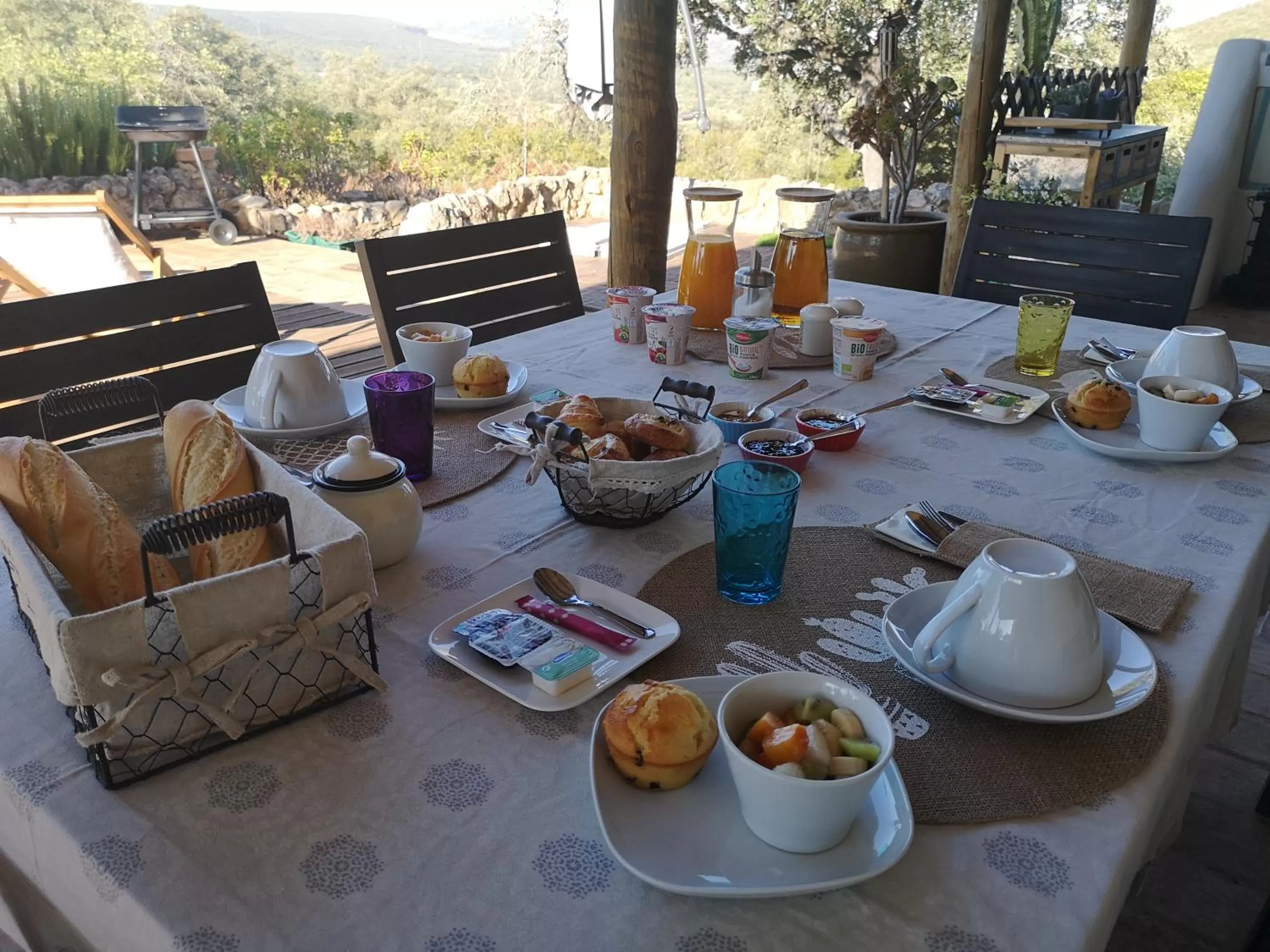 Continental breakfast in Quinta Da Familia