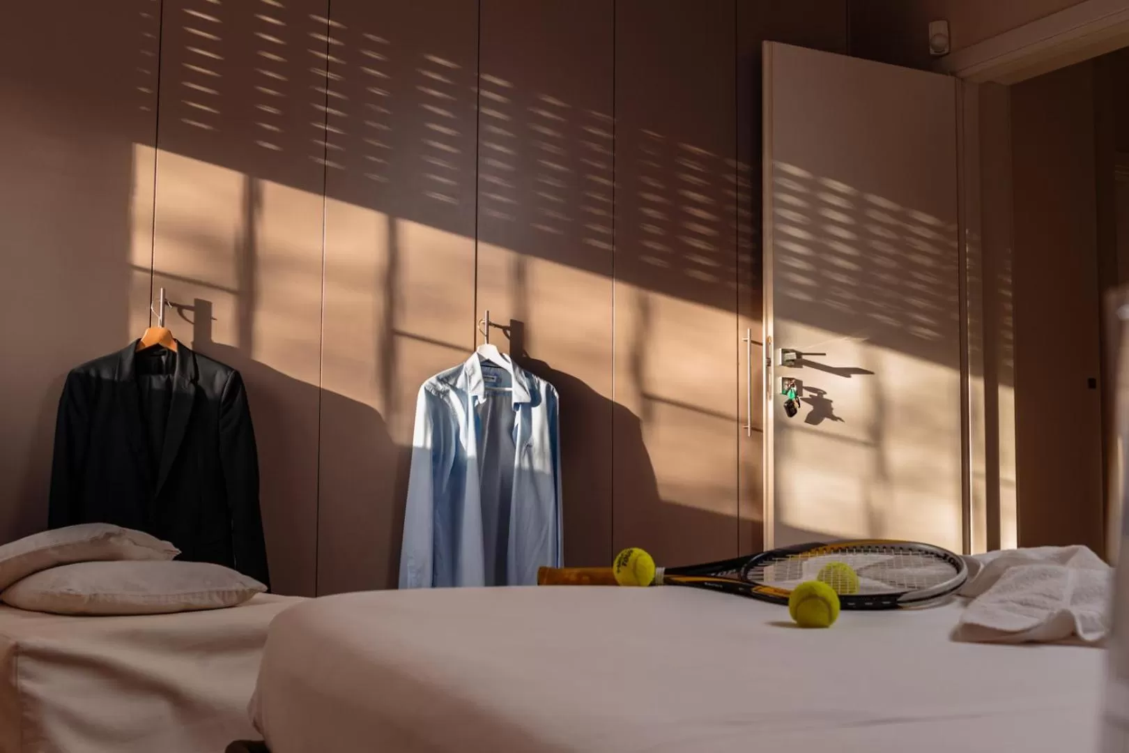 Staff, Bed in Villa Savarino