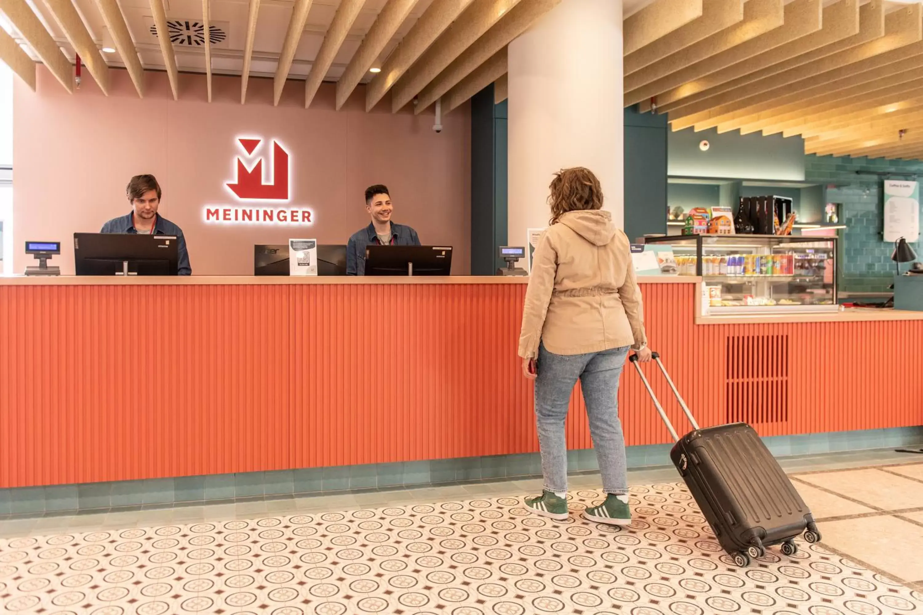 Lobby or reception in MEININGER Venezia Mestre