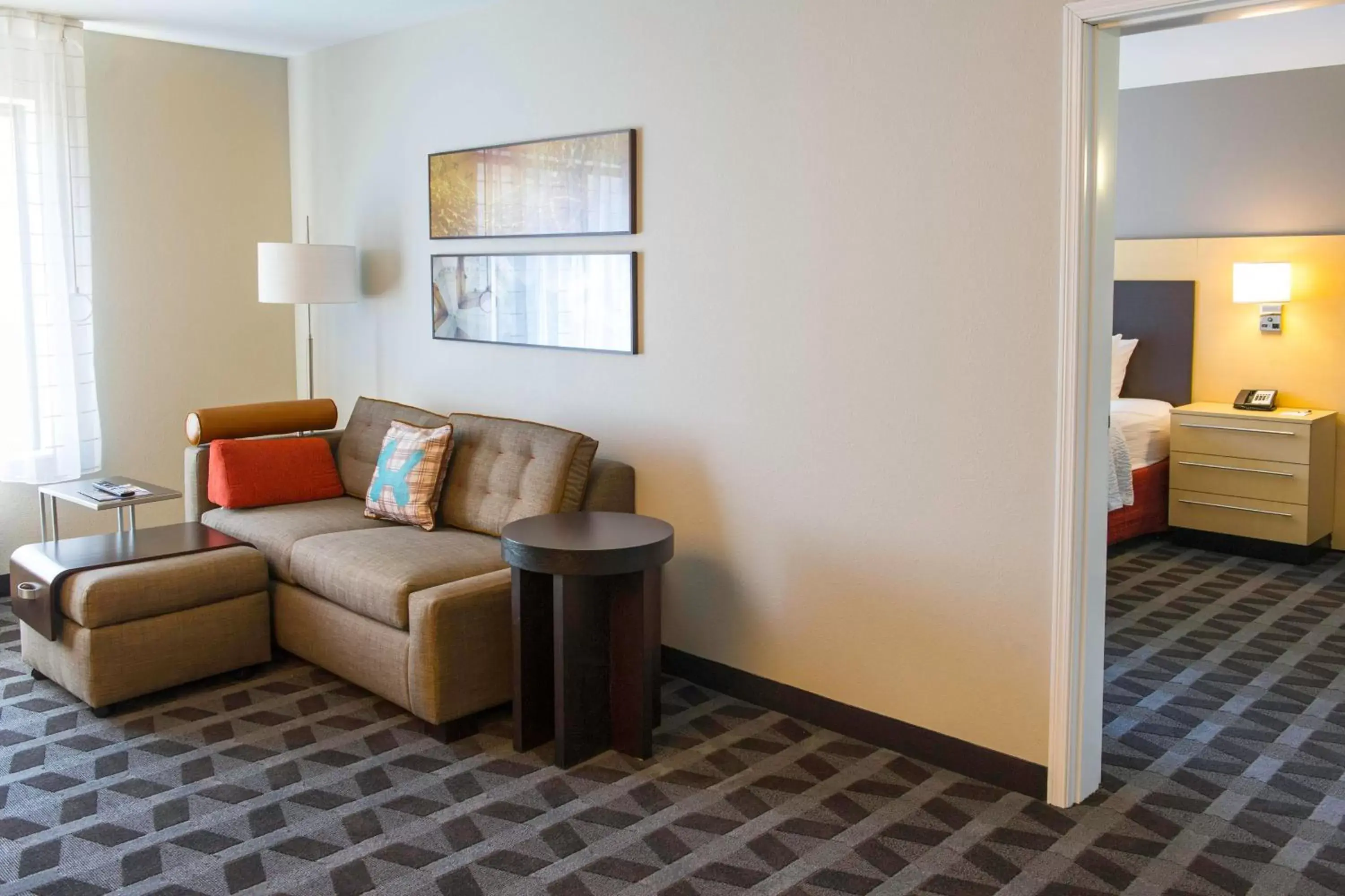 Bedroom, Seating Area in TownePlace Suites by Marriott Columbia Northwest/Harbison