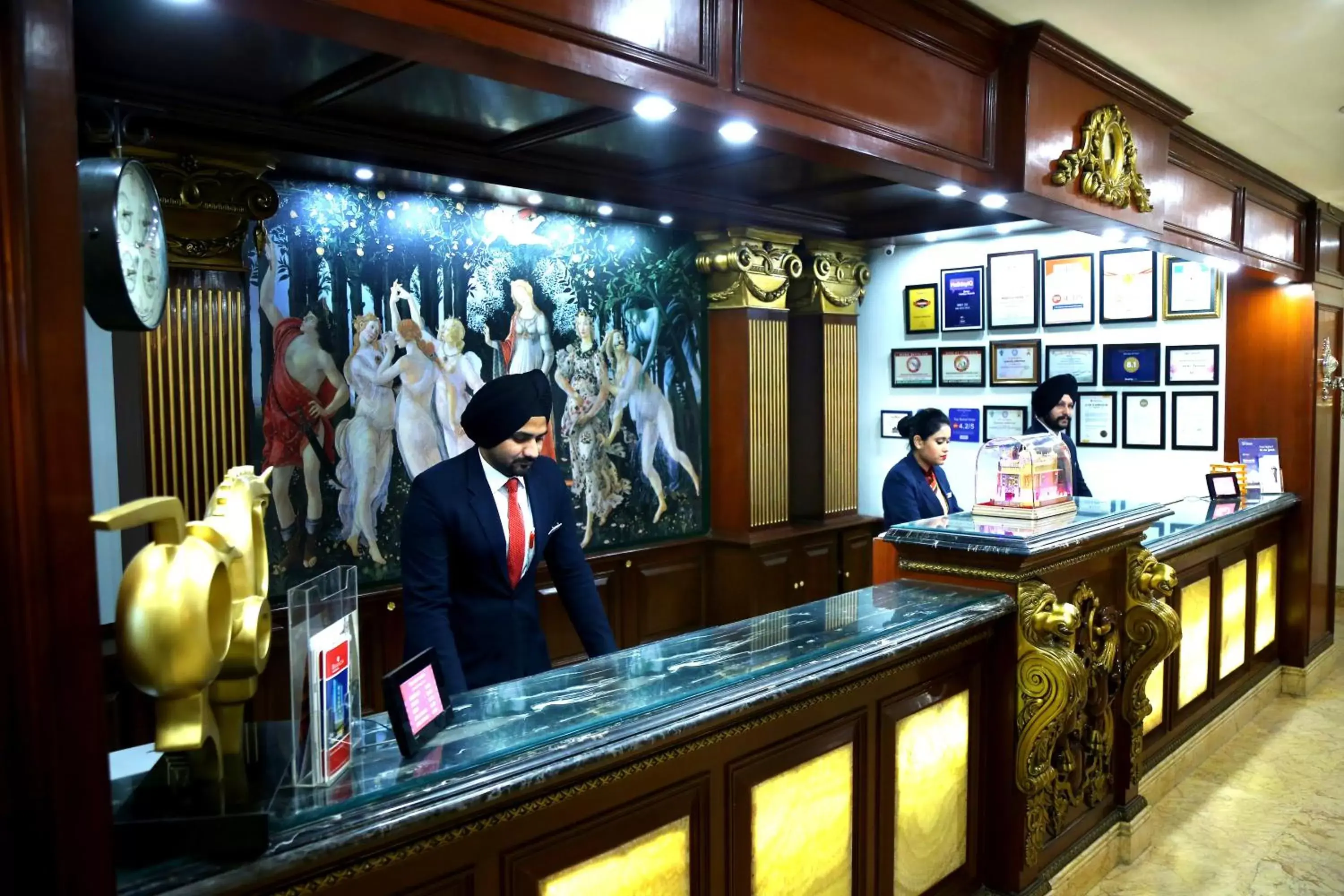 Lobby or reception in Ramada Amritsar