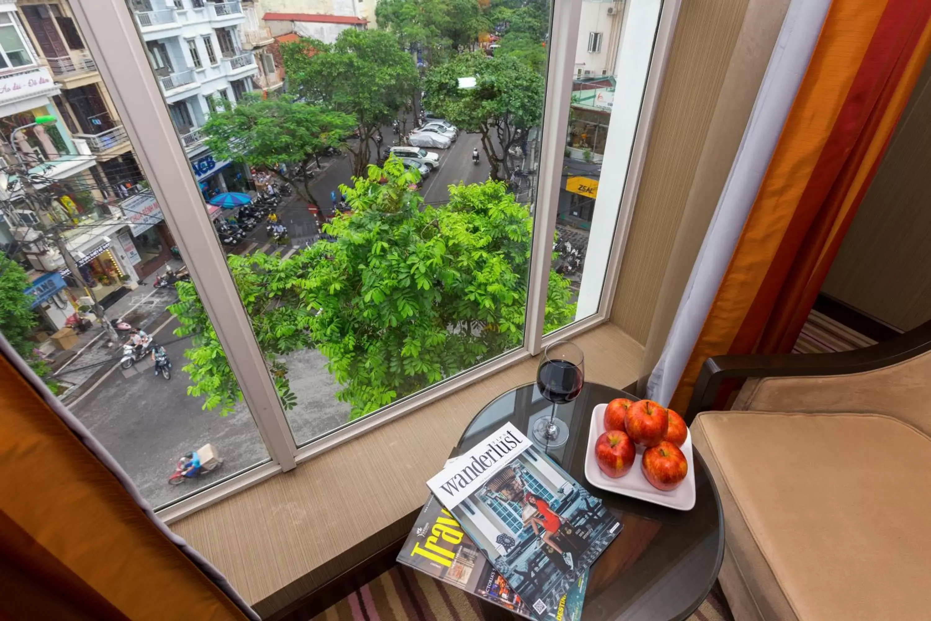 City view in Silk Path Hanoi Hotel