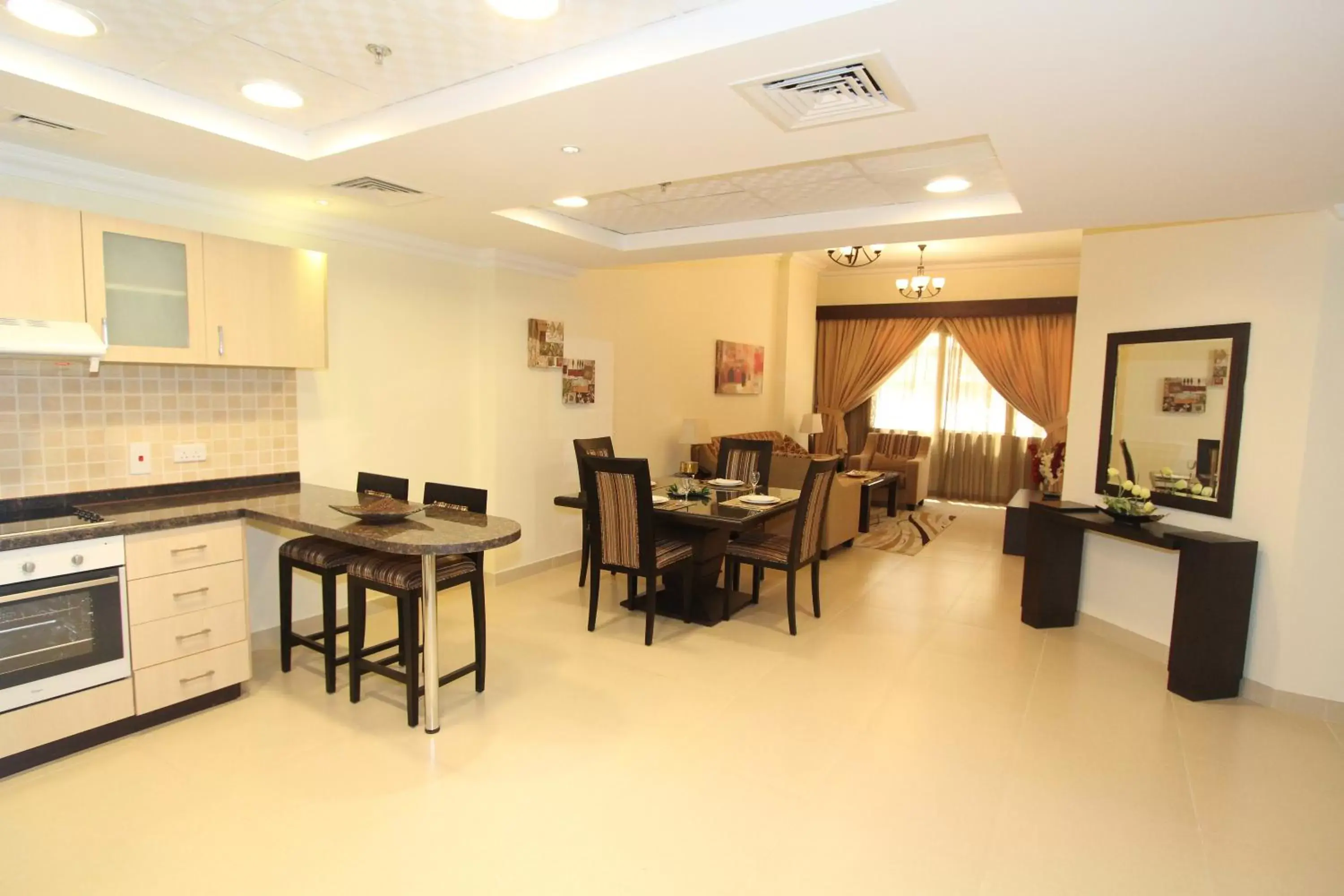 Living room, Dining Area in Ivory Grand Hotel Apartments