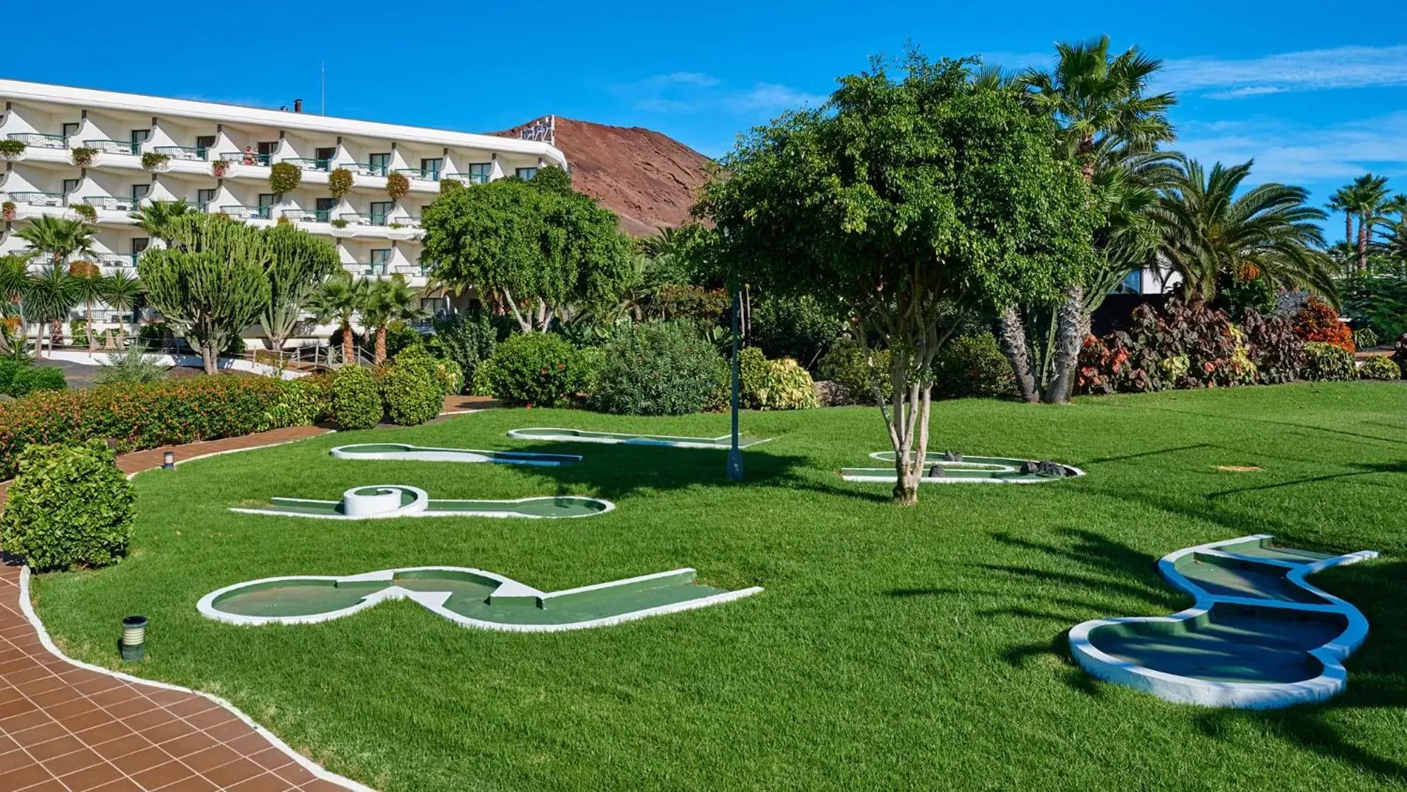 Minigolf, Property Building in Hipotels Natura Palace Adults Only