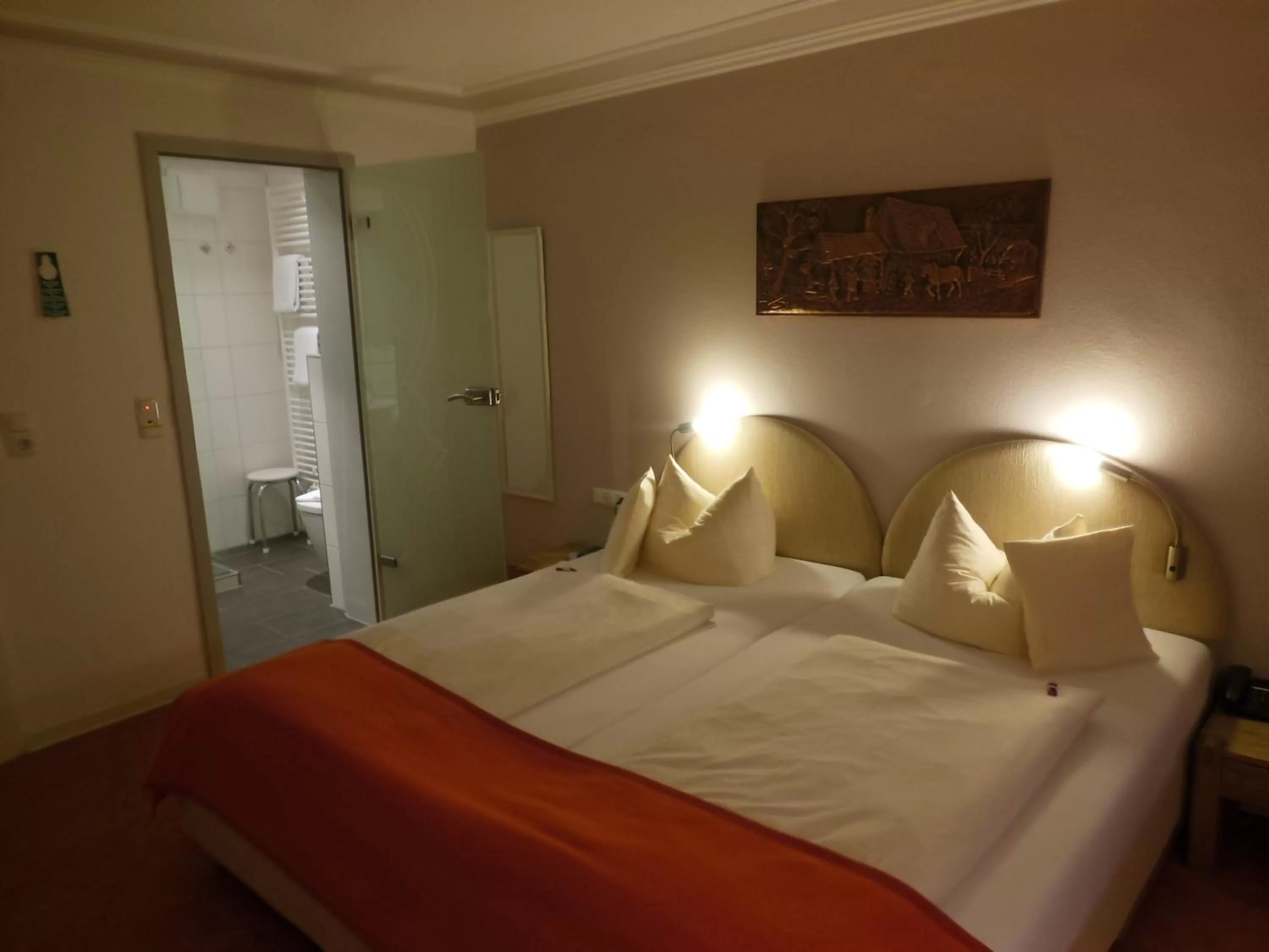 Bed in Parkhotel Tannenhof