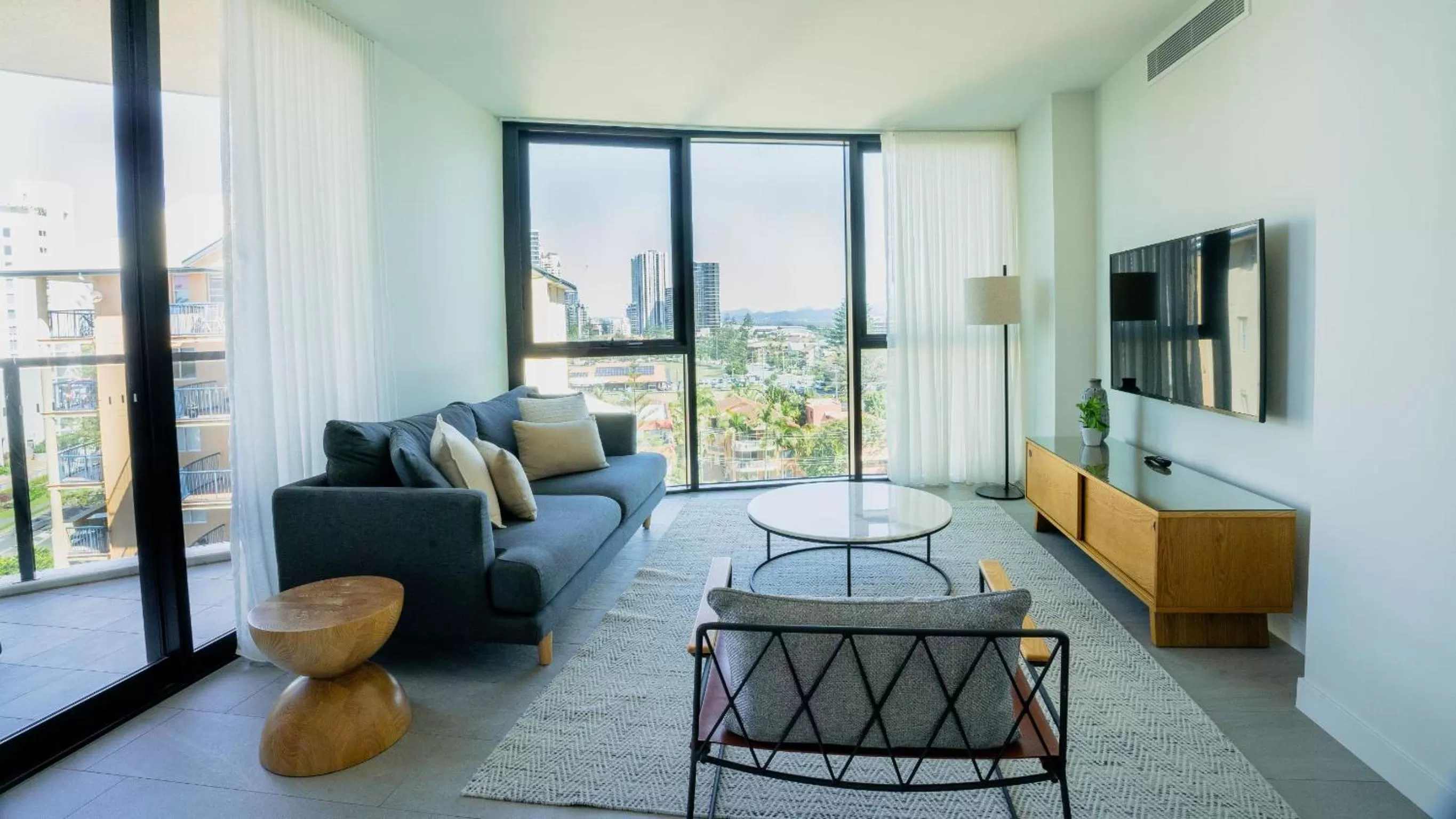 Living room in Vue Broadbeach - Official