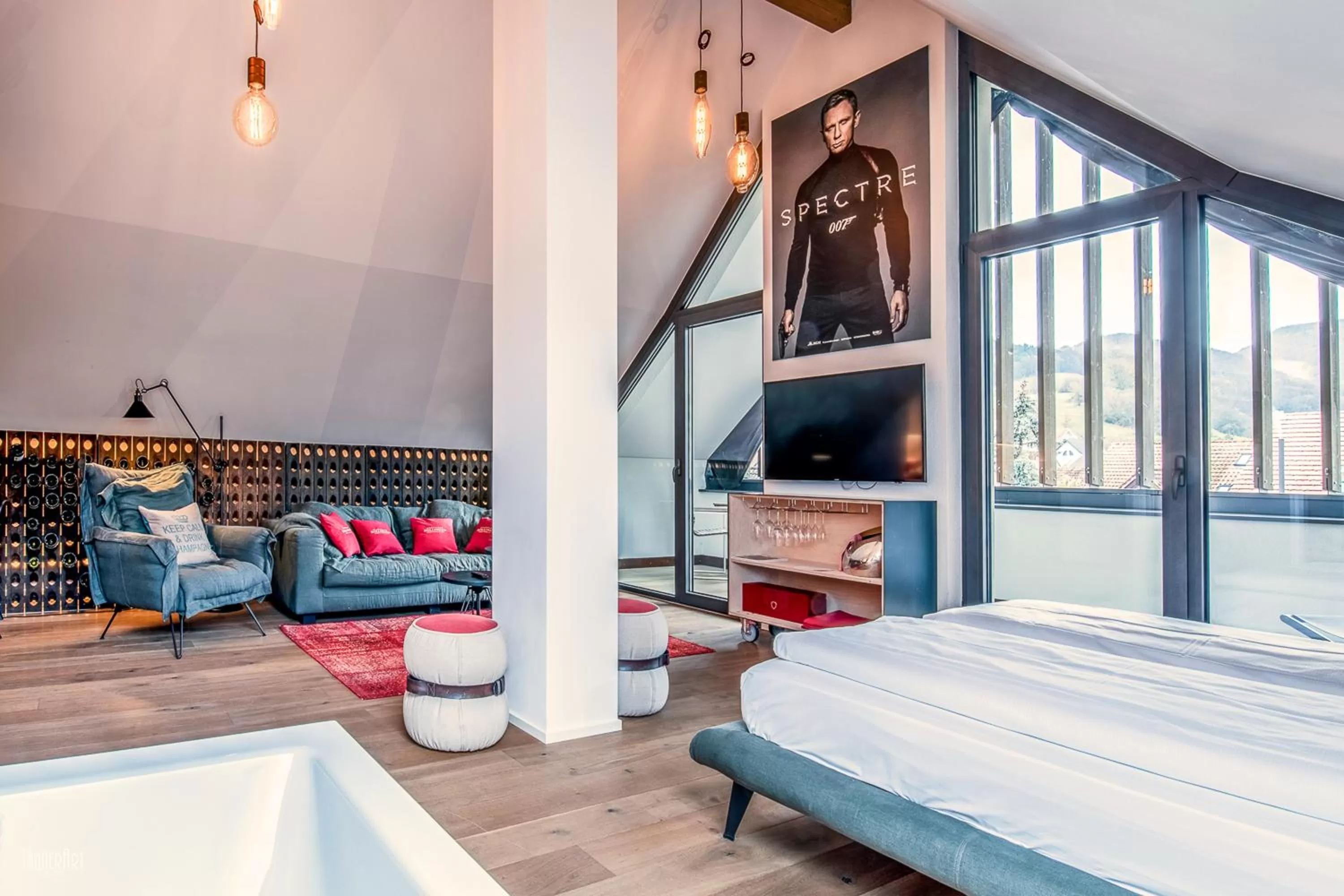 Bedroom, Bed in Hirschen Erlinsbach Swiss Quality