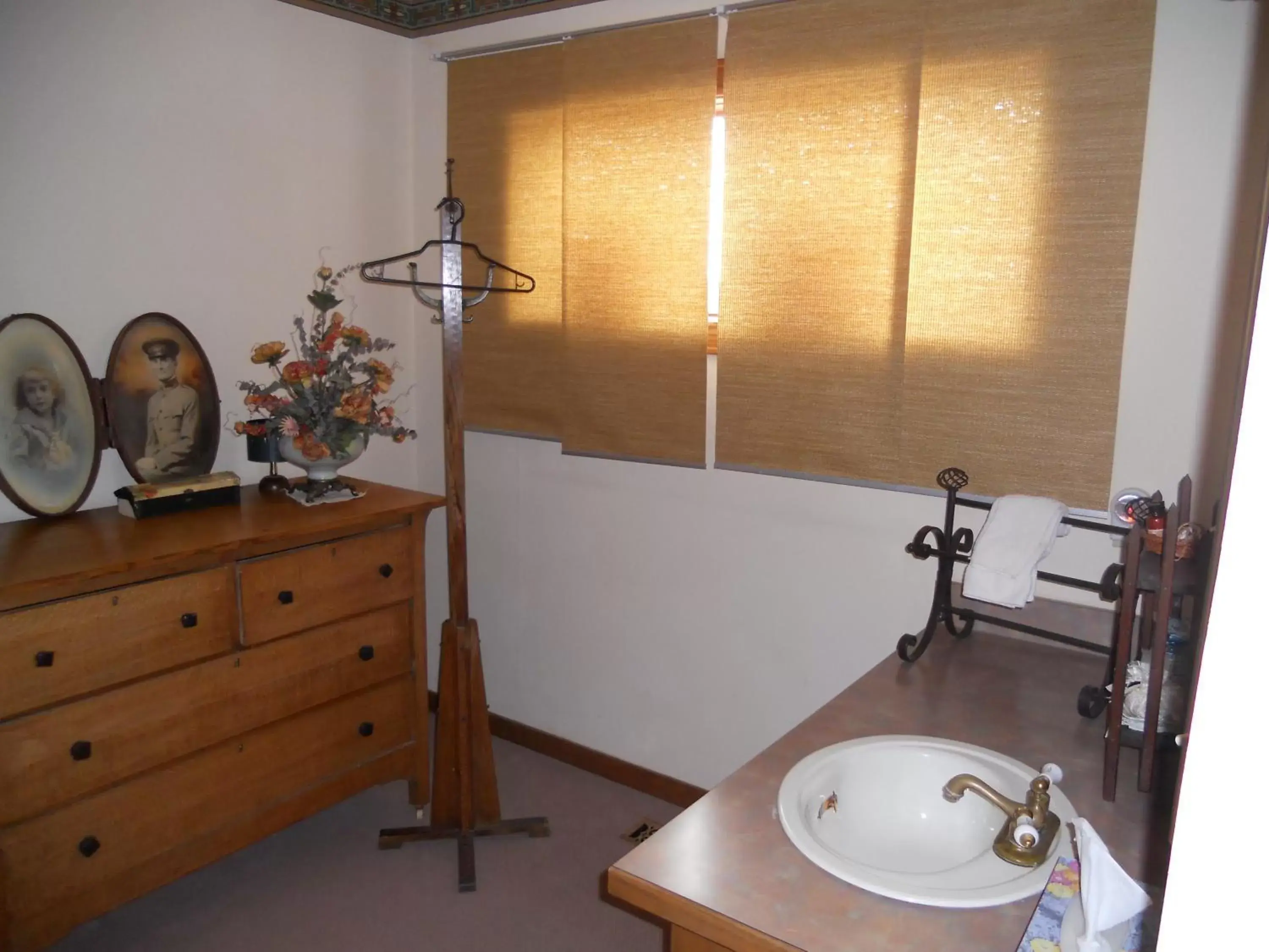 Property building, Bathroom in LandMark Inn at the Historic Bank of Oberlin