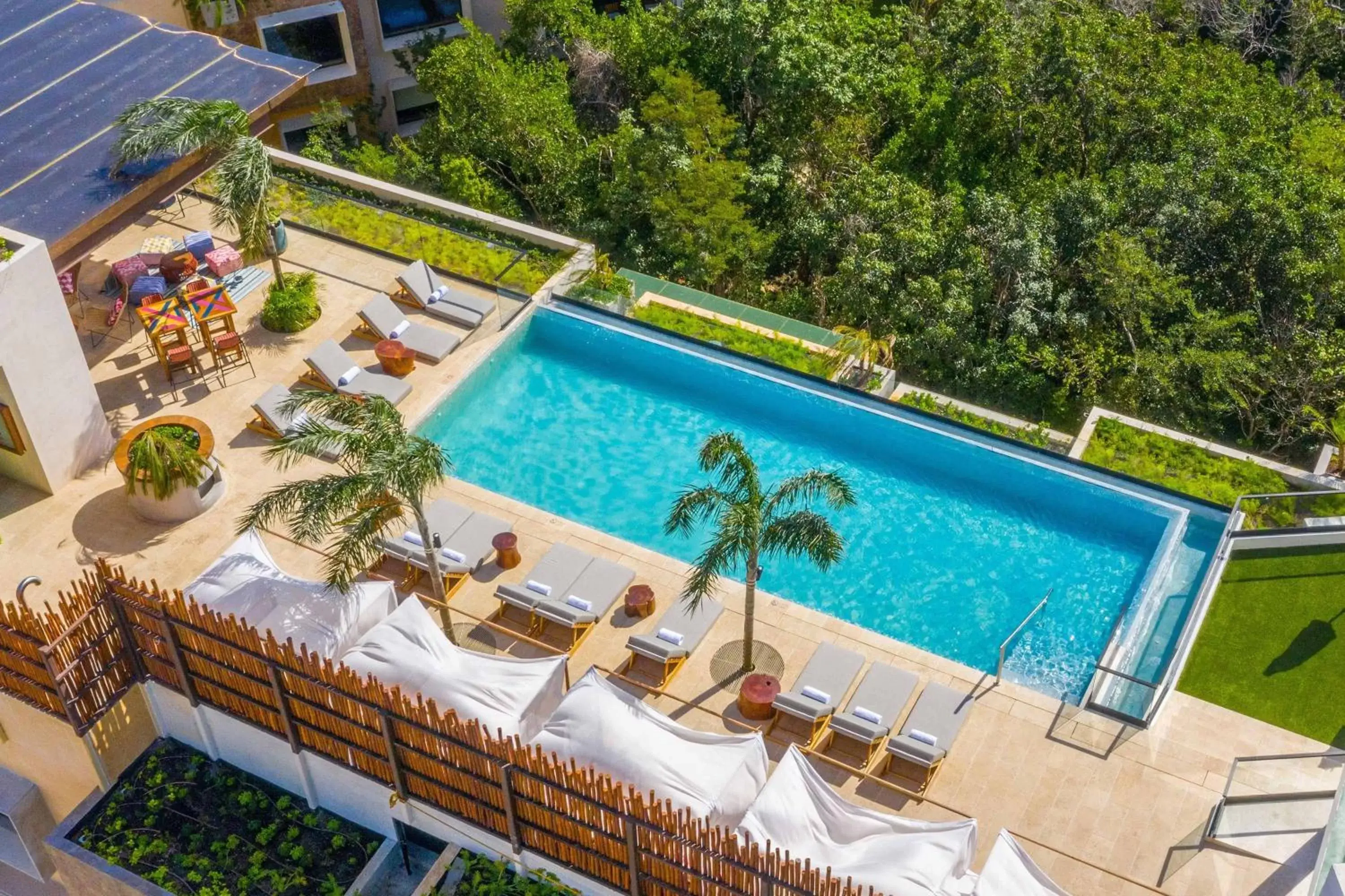 Property building, Pool View in Aloft Tulum