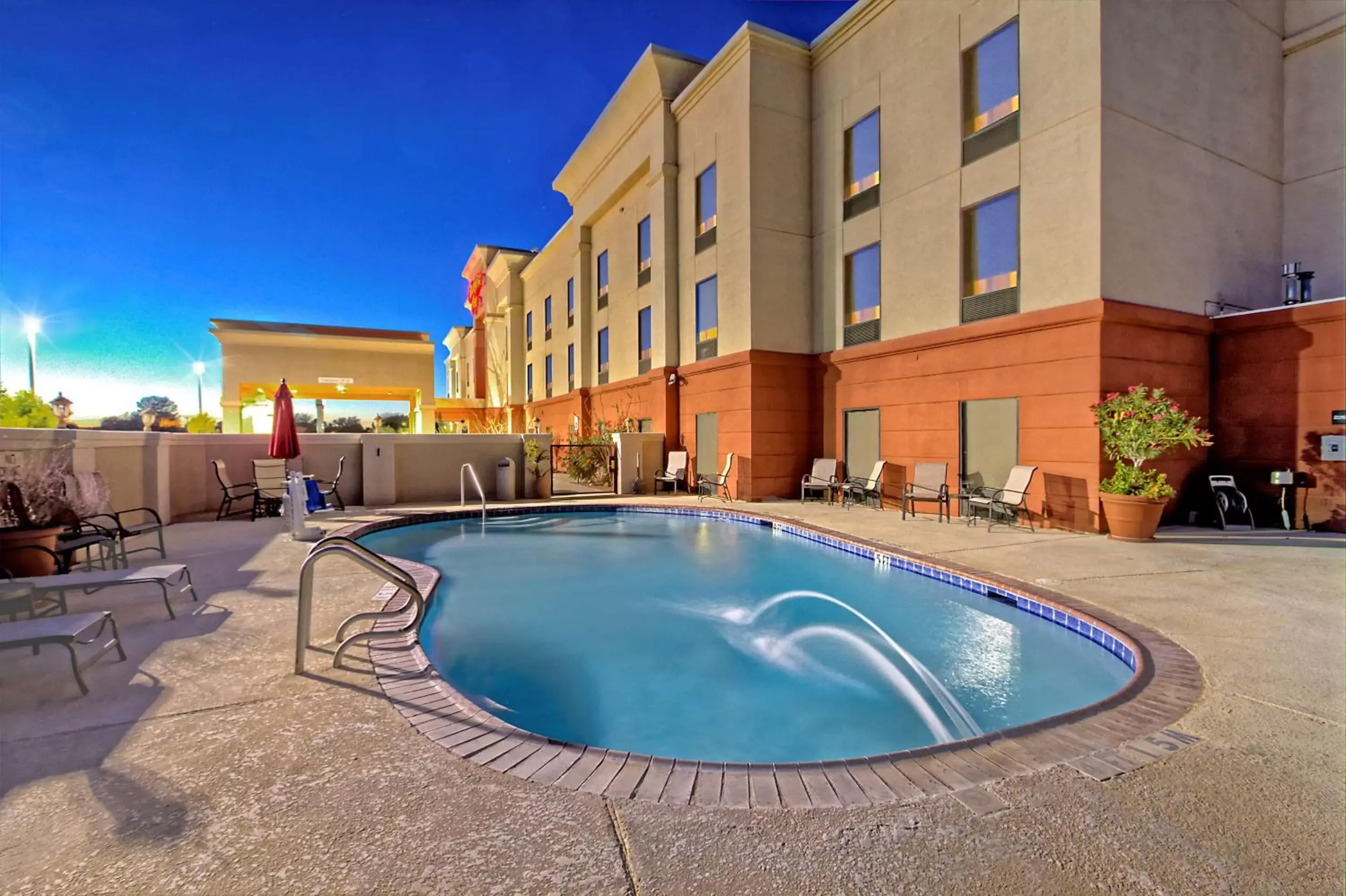 Pool view, Swimming Pool in Hampton Inn Midland