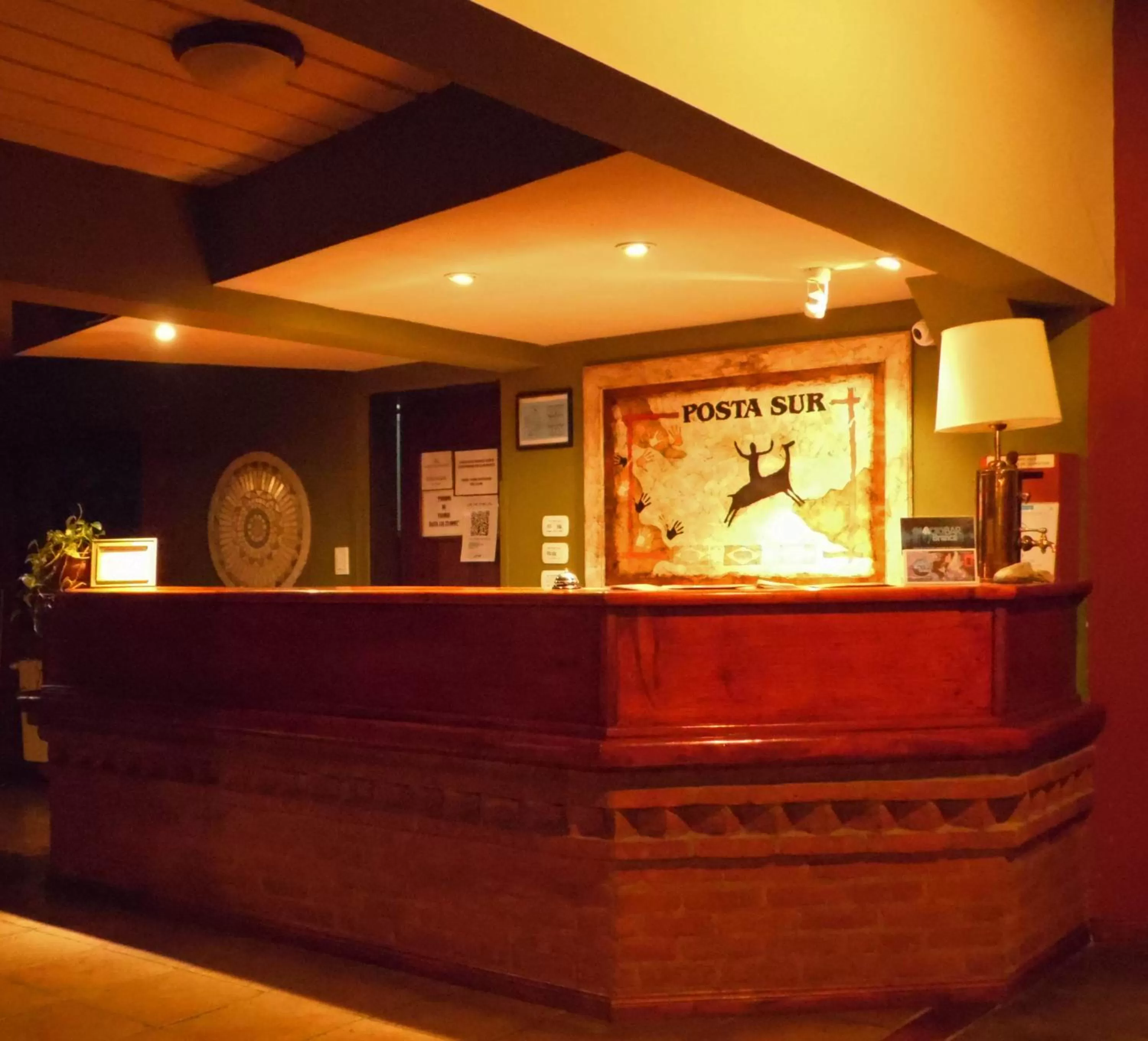 Lobby or reception in Hosteria Posta Sur