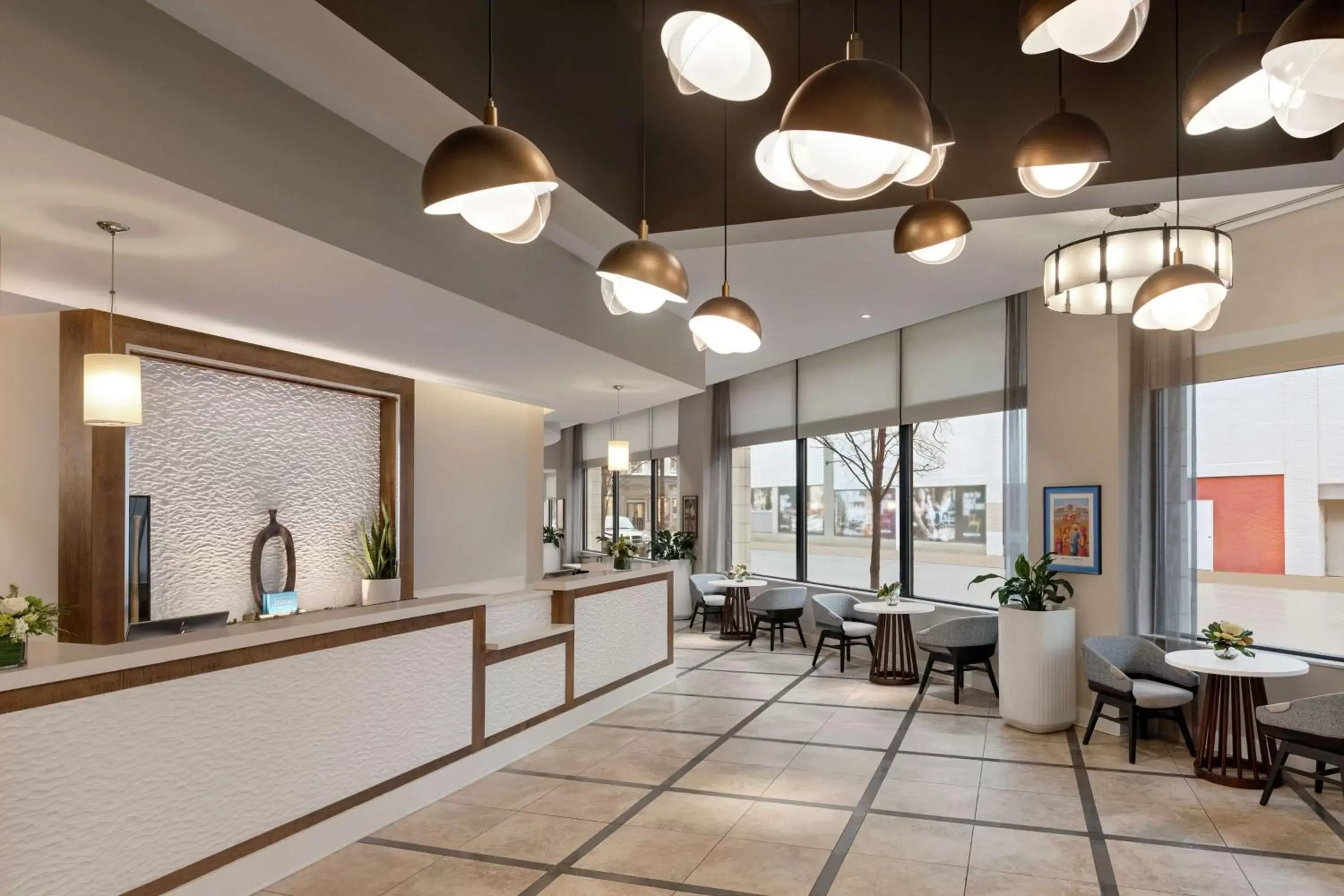 Lobby or reception, Restaurant/Places to Eat in Hilton Garden Inn Louisville Downtown