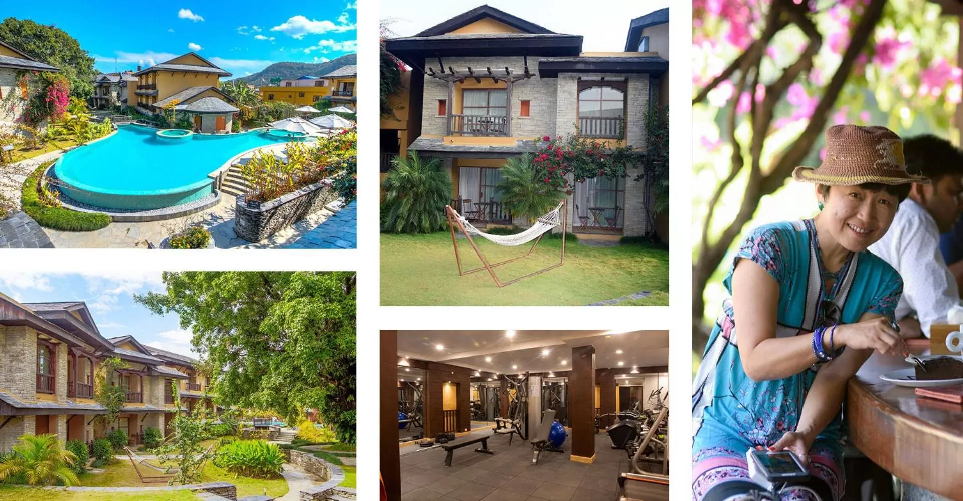 People in Temple Tree Resort & Spa, Pokhara