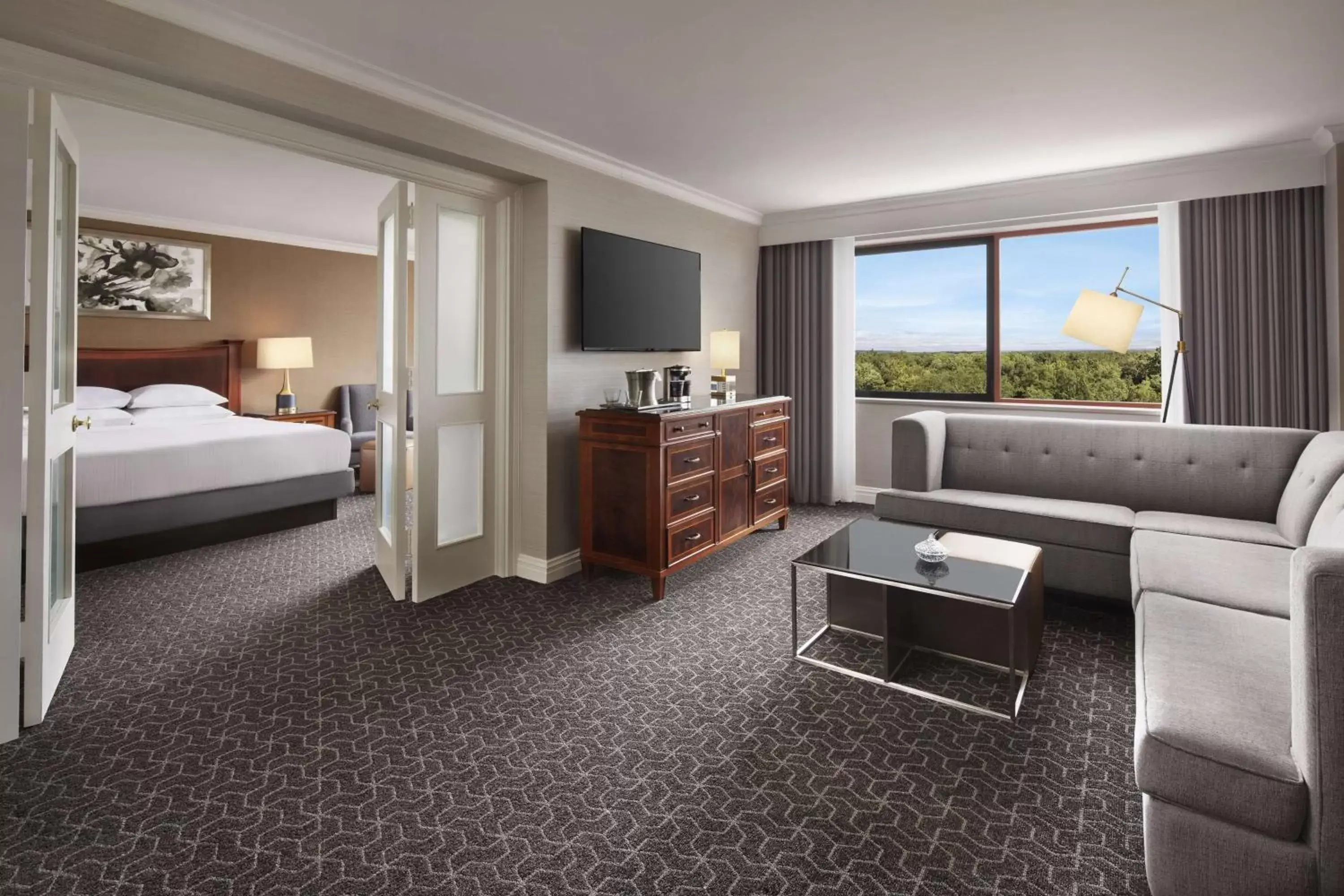 Two Room King Suite with Sofa Bed in Hilton Short Hills Two Room King Suite with Sofa Bed in Hilton Short Hills