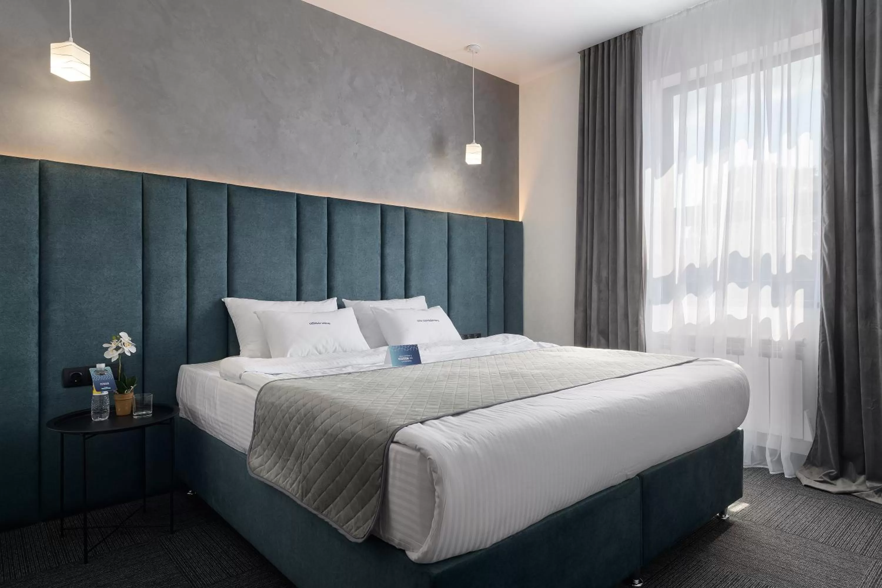 Bed in Ribas Rooms Bila Tserkva