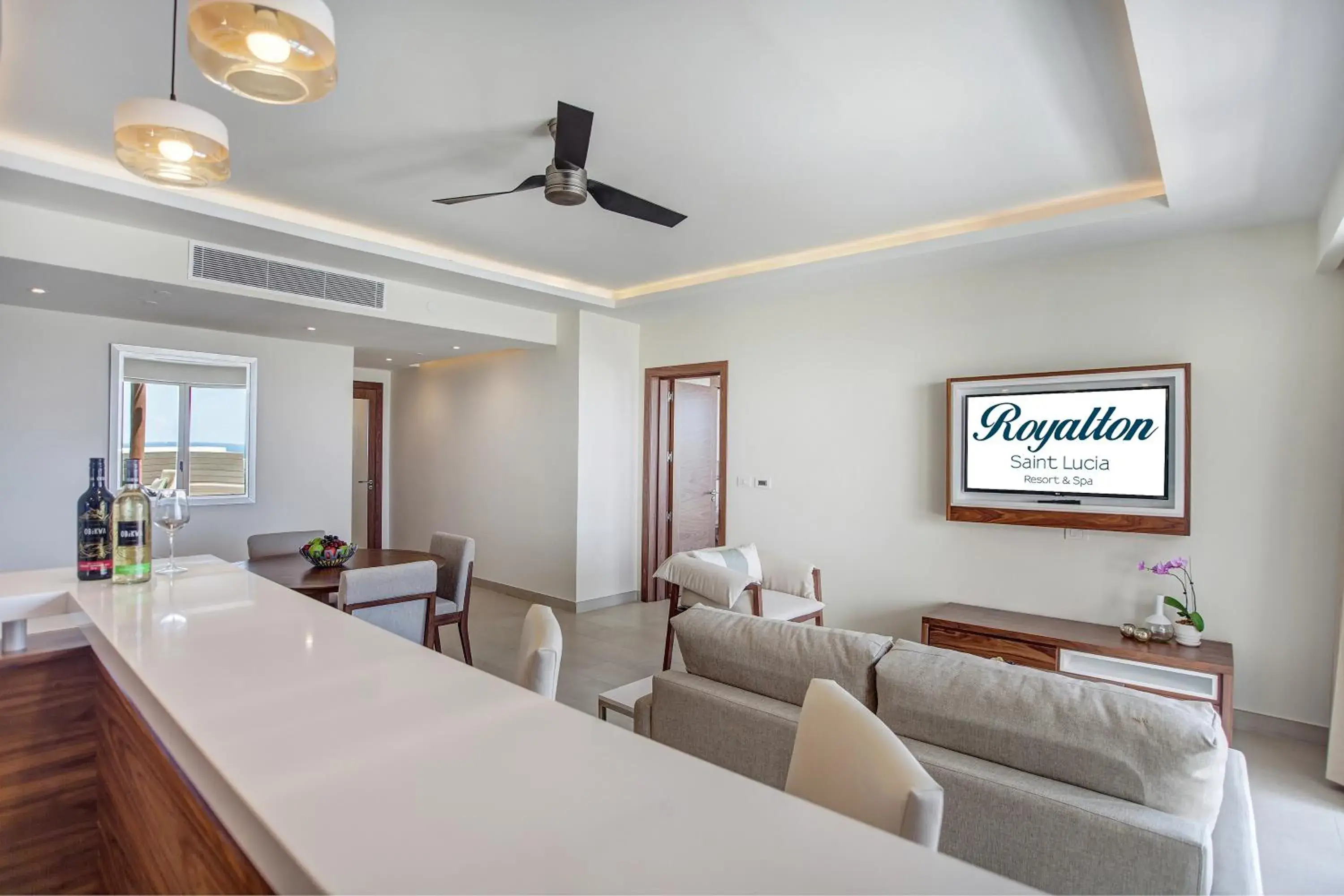 Living room in Royalton Saint Lucia, An Autograph Collection All-Inclusive Resort Living room in Royalton Saint Lucia, An Autograph Collection All-Inclusive Resort